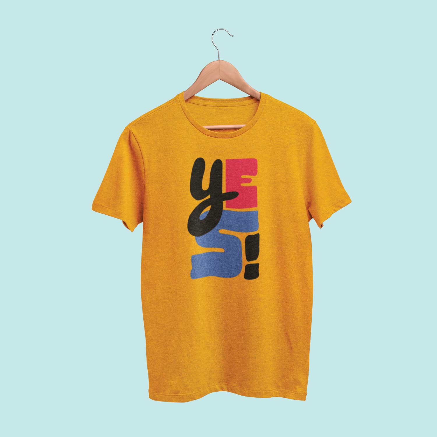Yes – Tantra Original Brand Since 1997 – Unisex Graphic Cotton Tee – Minimalist-Inspired Positive Wear - Shipping Globally!
