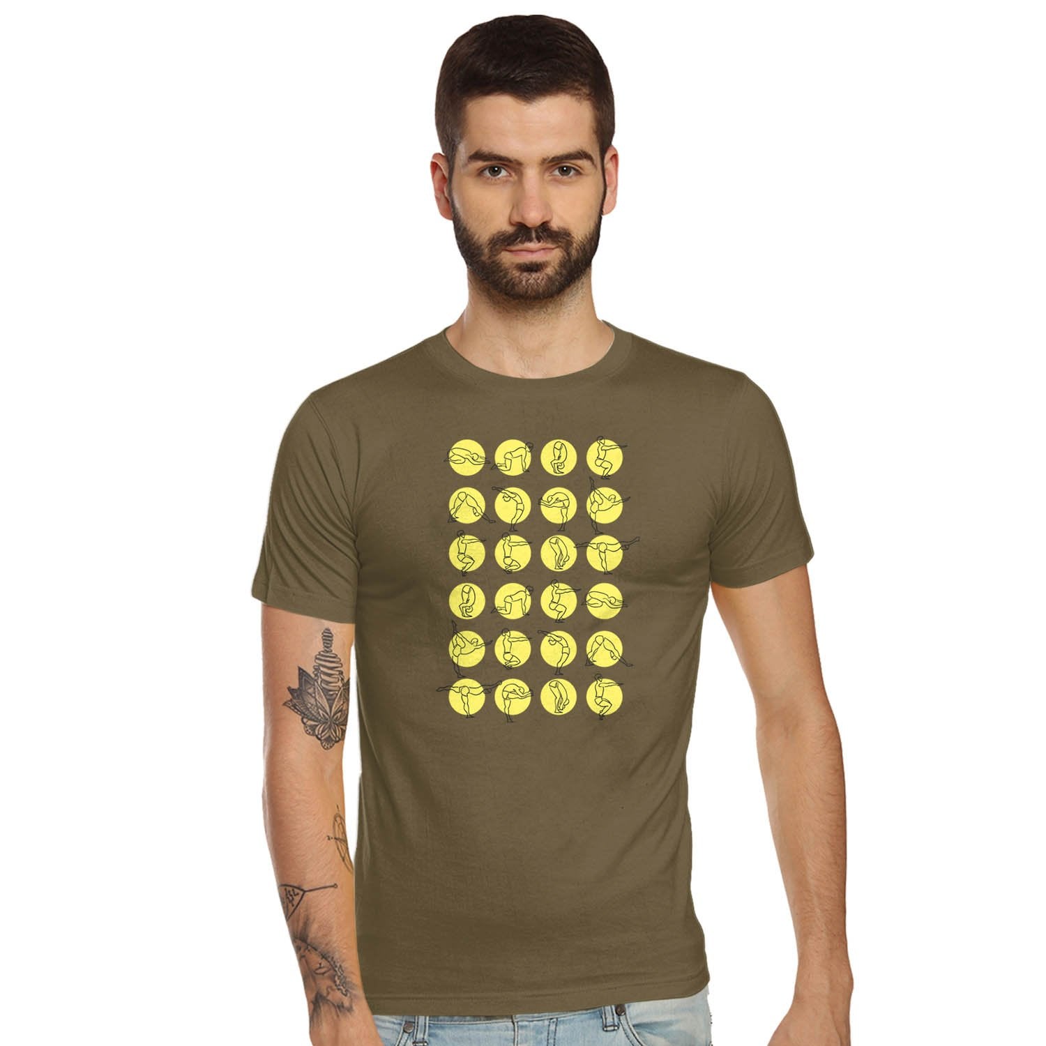 Yoga Poses - Mens T-shirts - Shipping Globally!