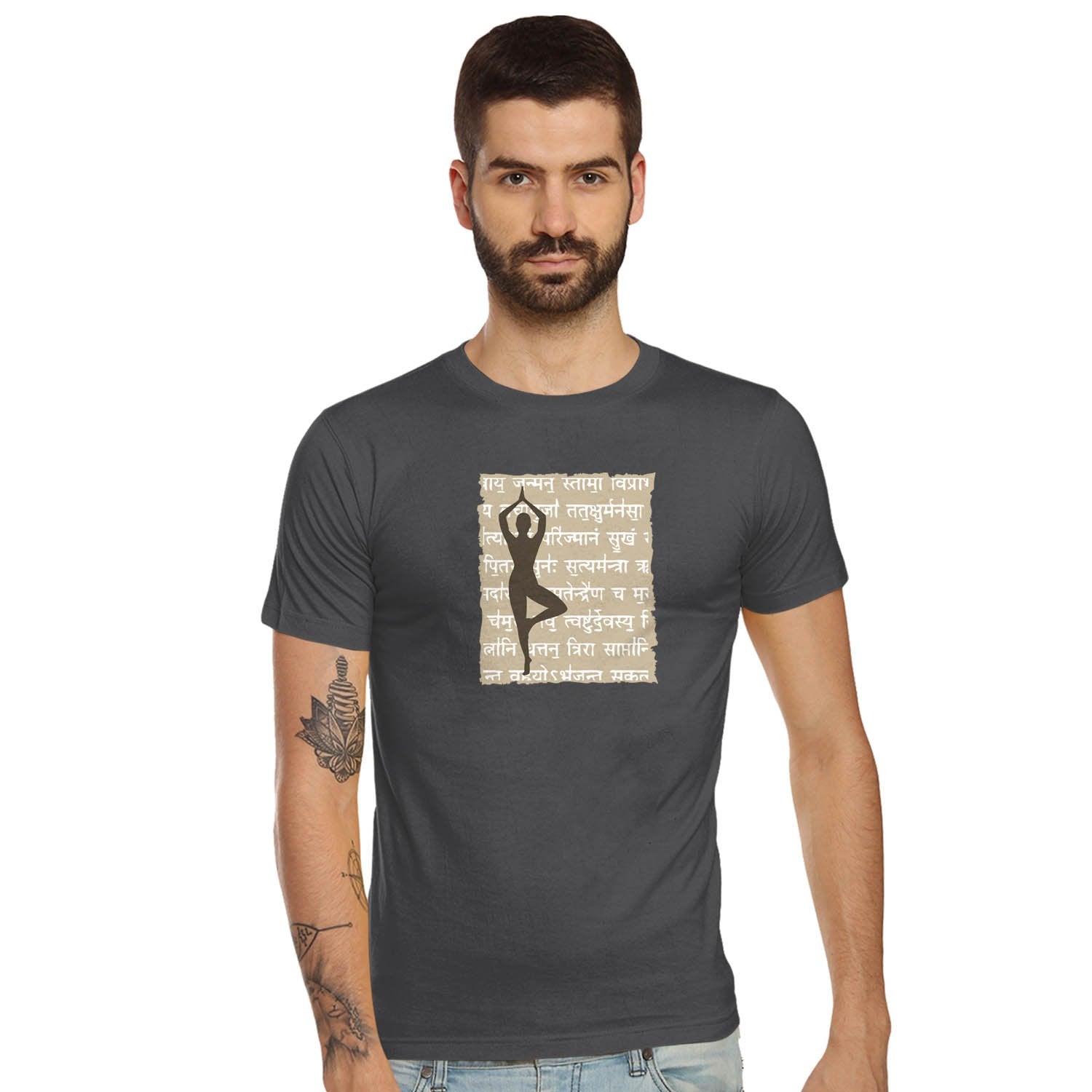 Yoga Sanskrit - Mens T-shirts - Shipping Globally!