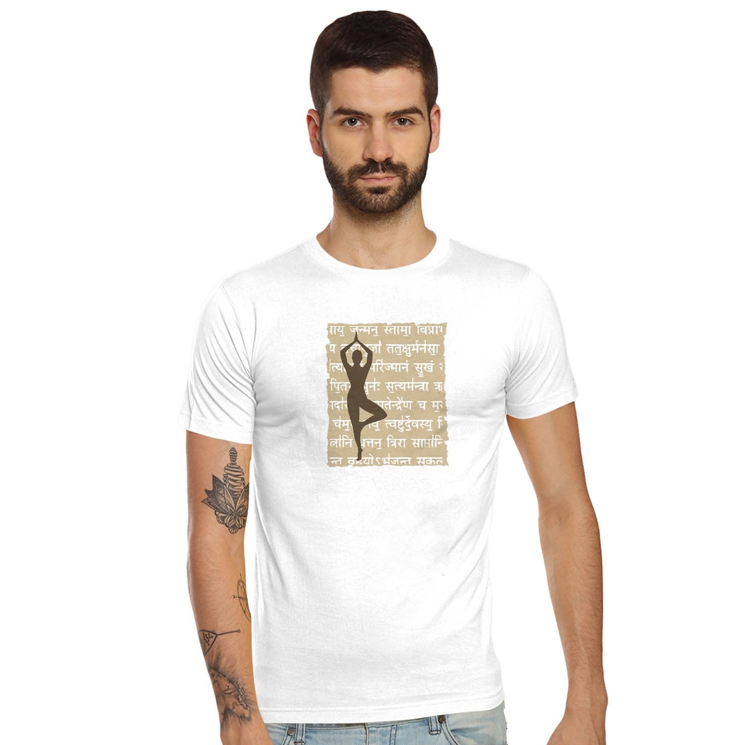 Yoga Sanskrit - Mens T-shirts - Shipping Globally!