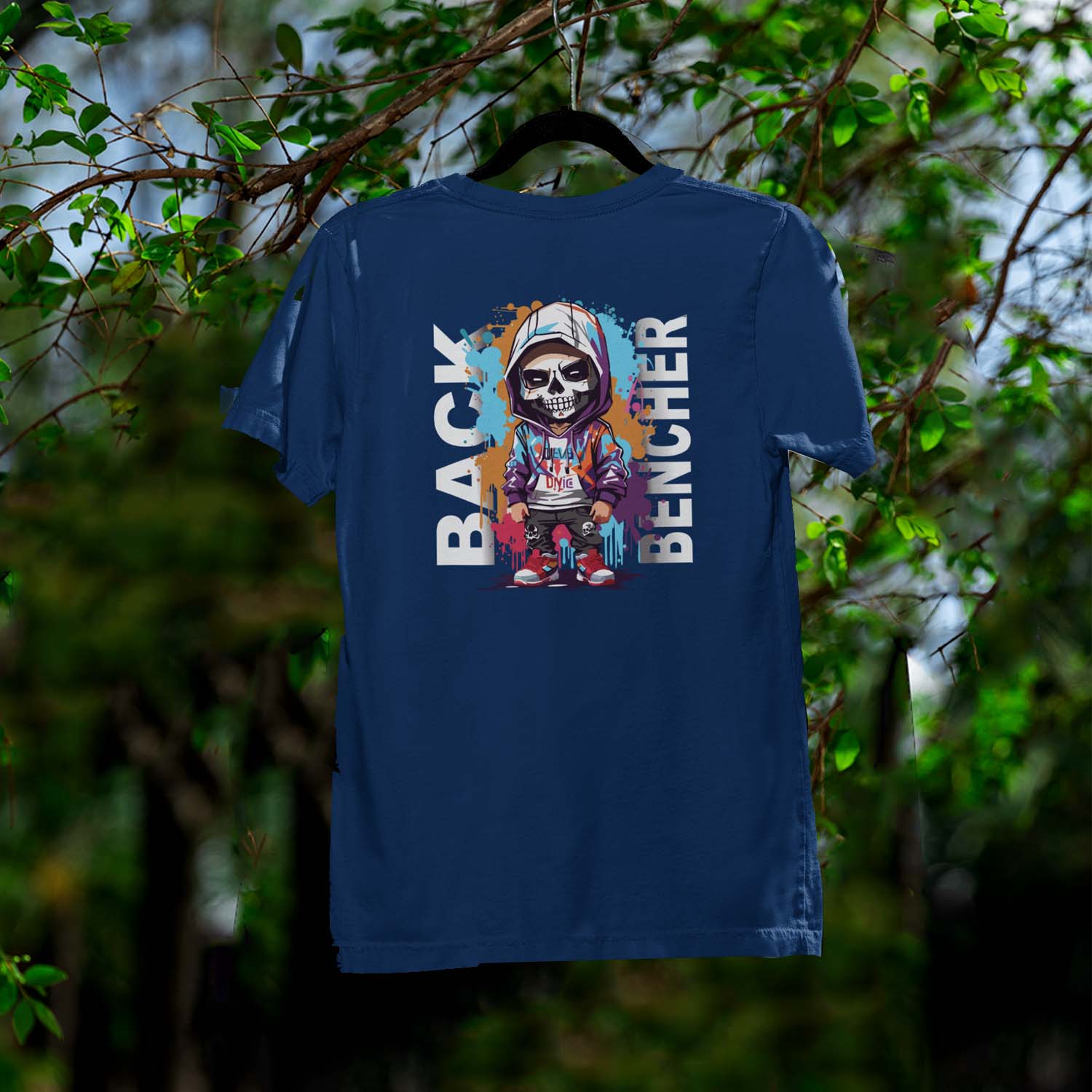 Tantra Back Bencher - Graphic Print Regular Fit Half Sleeve Round Neck Cotton T-Shirt - Shipping Globally!