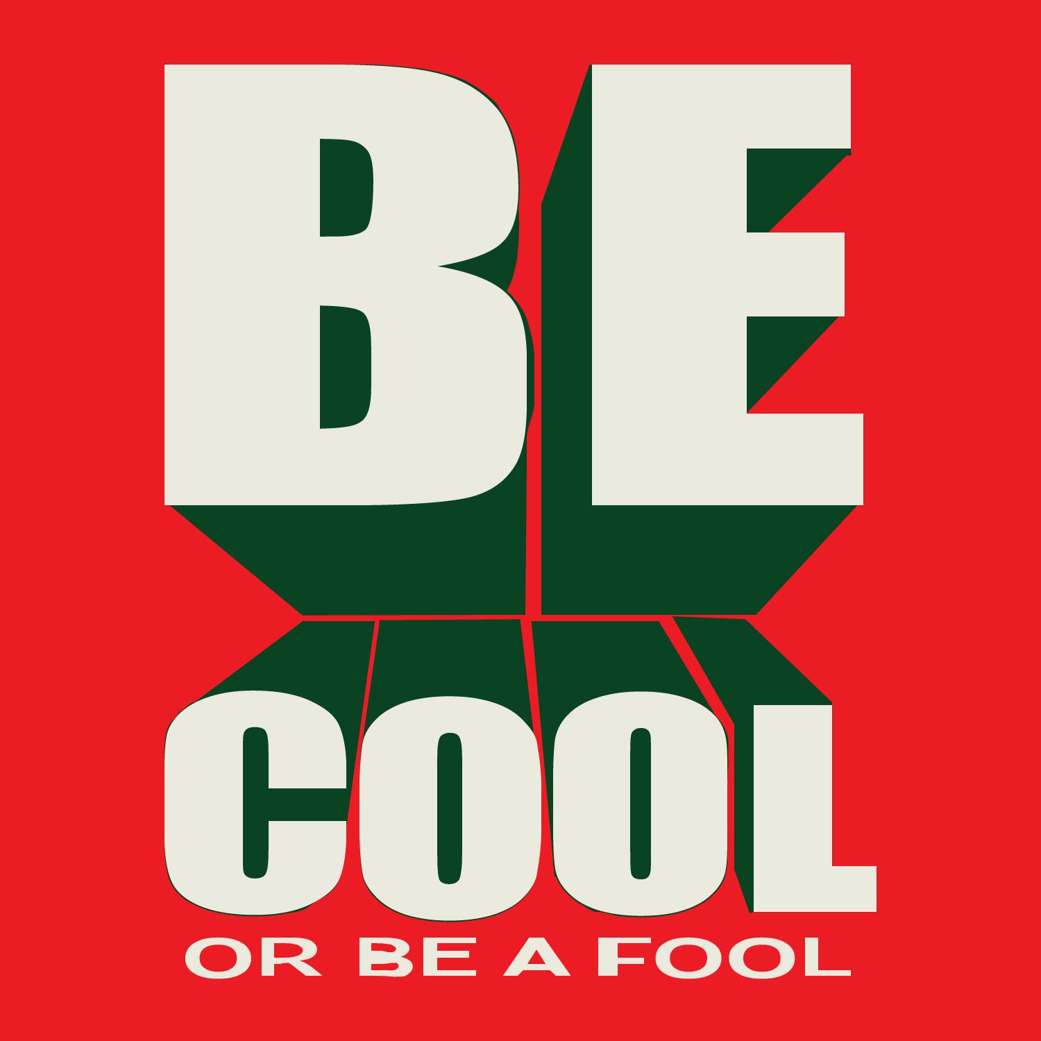 Be Cool – Tantra Original Brand Since 1997 – Unisex Cotton Tee – Chill Graphic Everyday Wear - Shipping Globally!