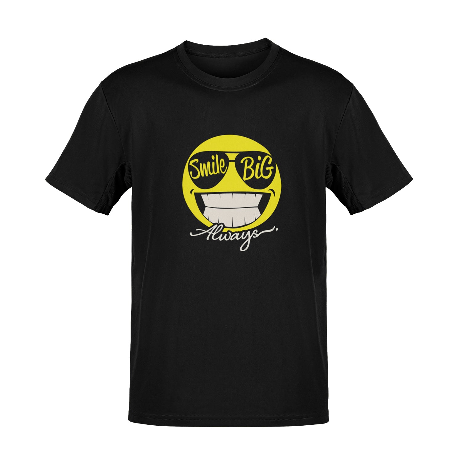Tantra Big Smile - Graphic Print Regular Fit Half Sleeve Round Neck Cotton T-Shirt - Shipping Globally!