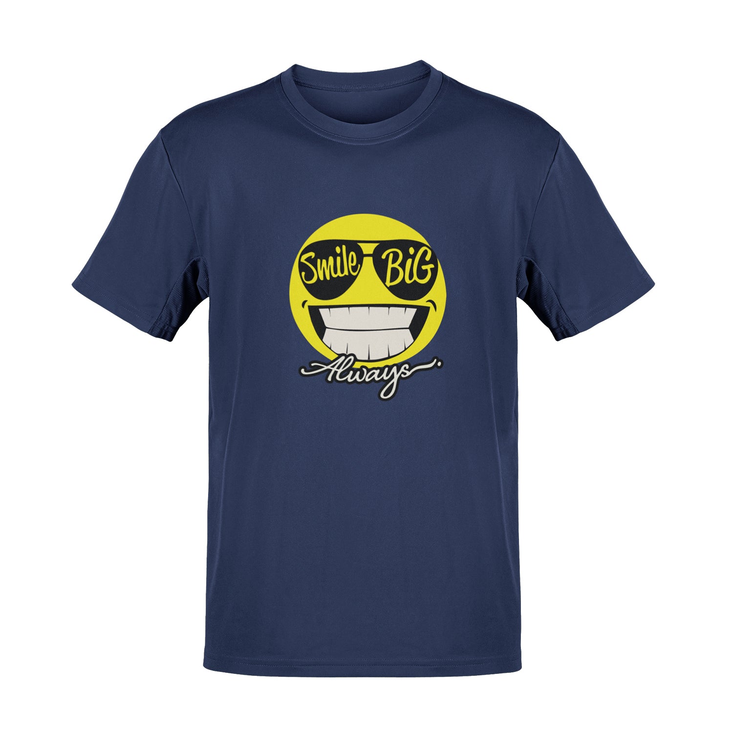 Tantra Big Smile - Graphic Print Regular Fit Half Sleeve Round Neck Cotton T-Shirt - Shipping Globally!