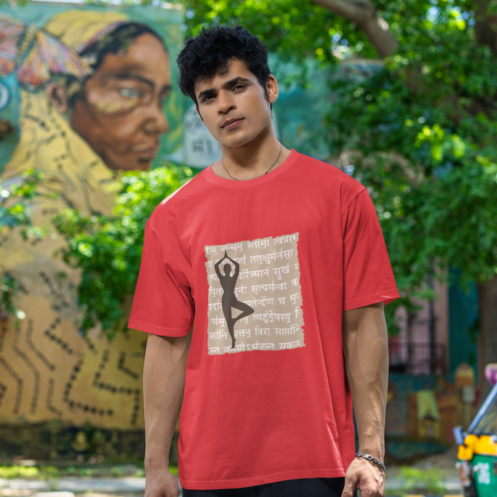 Yoga Sanskrit - Mens T-shirts - Shipping Globally!
