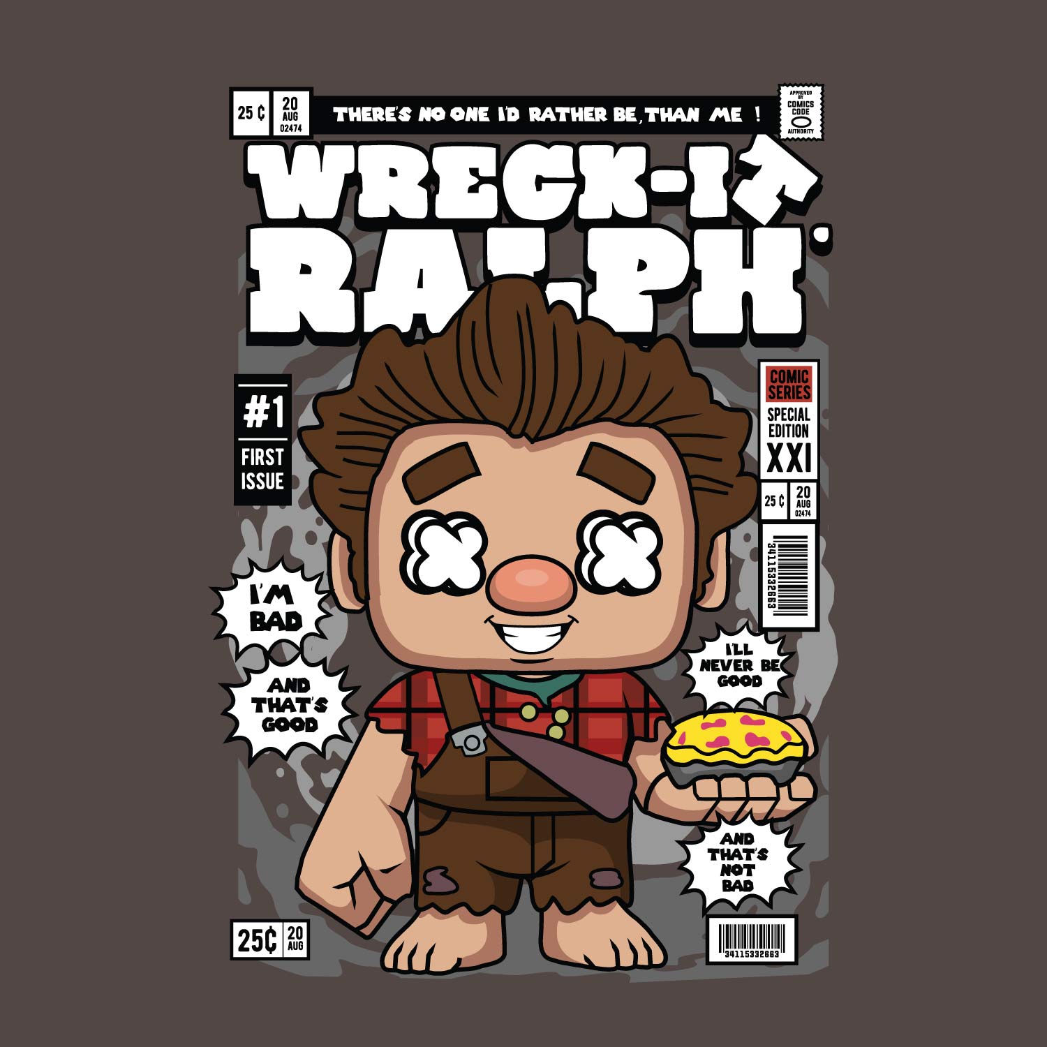 Wreck-It Ralph – Tantra Original Brand Since 1997 – Unisex Cotton Tee Everyday Wear - Shipping Globally!