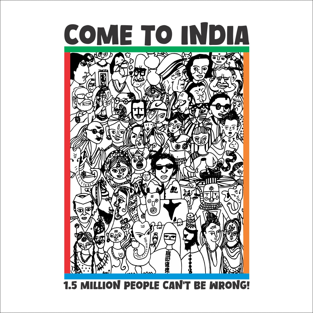 Come to India Kids Cotton Tee Everyday Wear – Tantra Original Since 1997 – Shipping Globally!