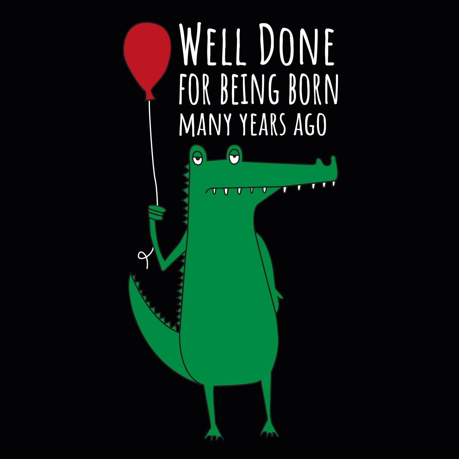Tantra Crocodile Age Kids Round Neck Graphic Printed T-Shirt - Shipping Globally!