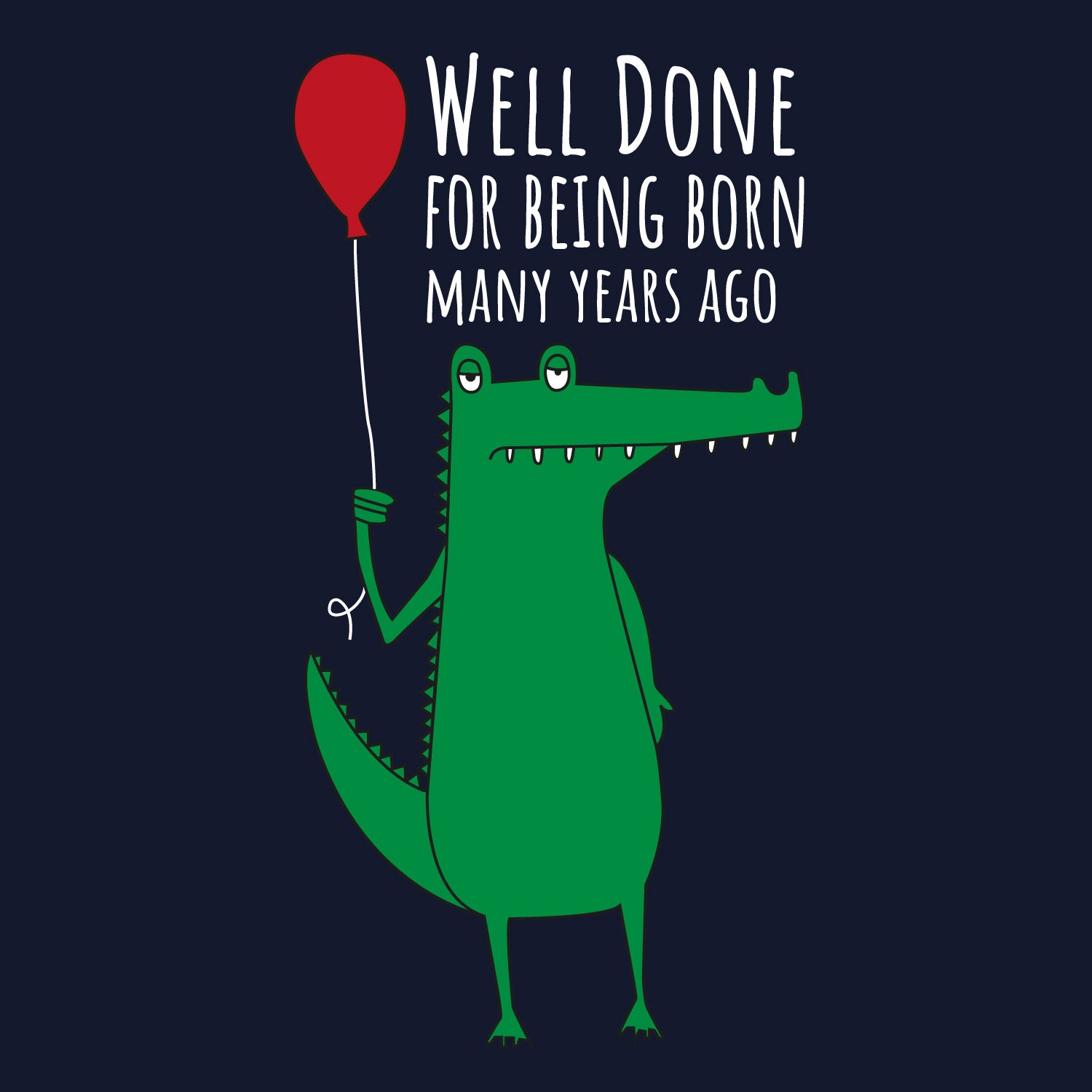 Tantra Crocodile Age Kids Round Neck Graphic Printed T-Shirt - Shipping Globally!