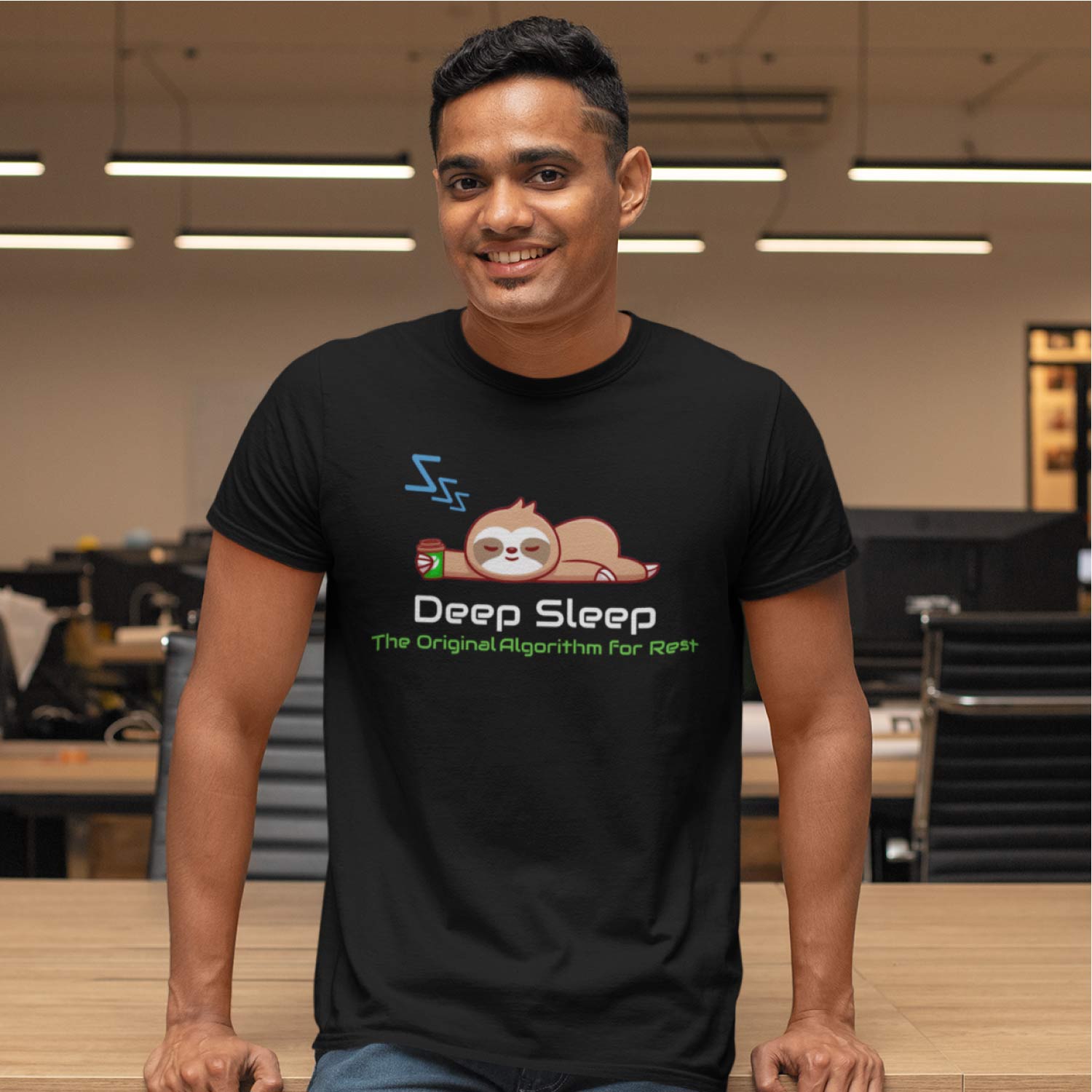 Tantra Deep Seek 100% Cotton Round Neck Printed Tshirt - Shipping Globally!