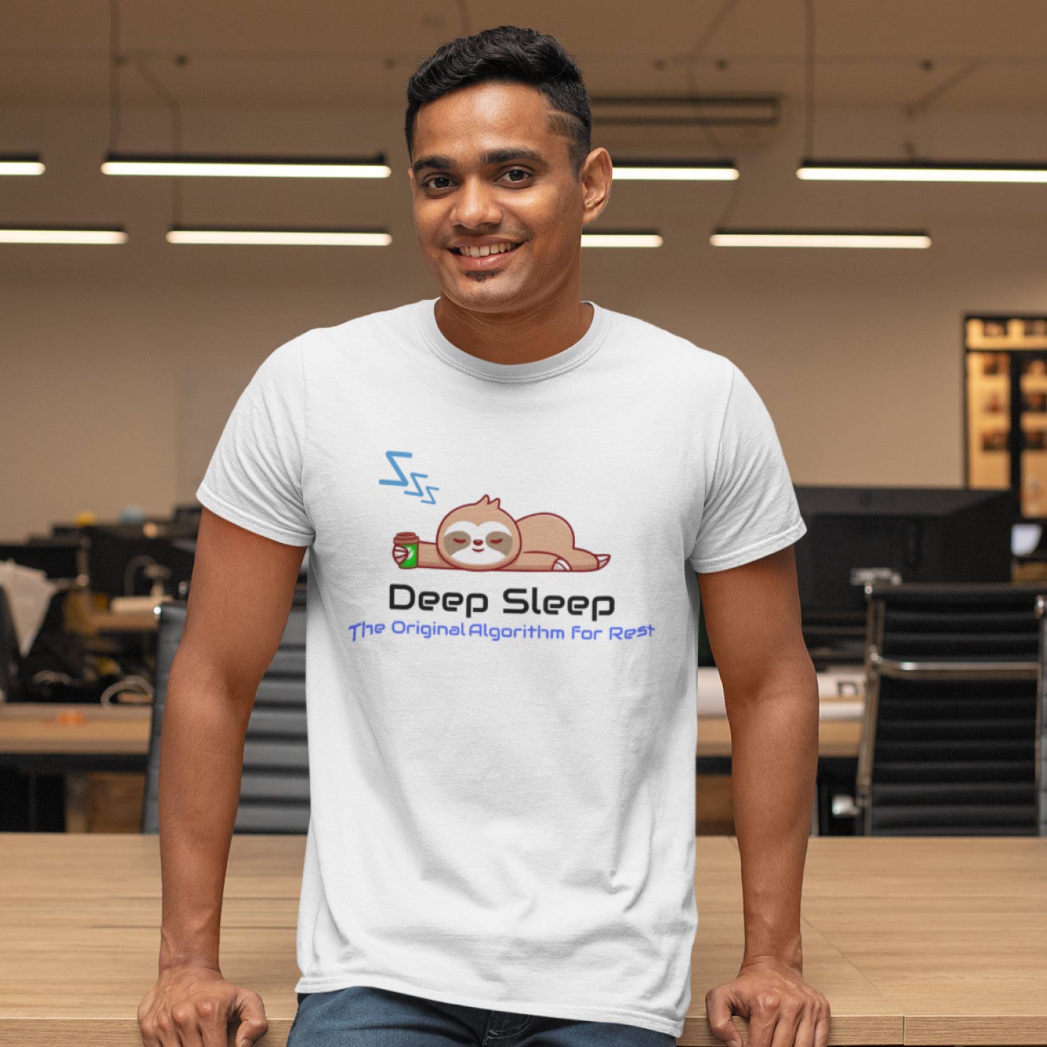 Tantra Deep Seek 100% Cotton Round Neck Printed Tshirt - Shipping Globally!