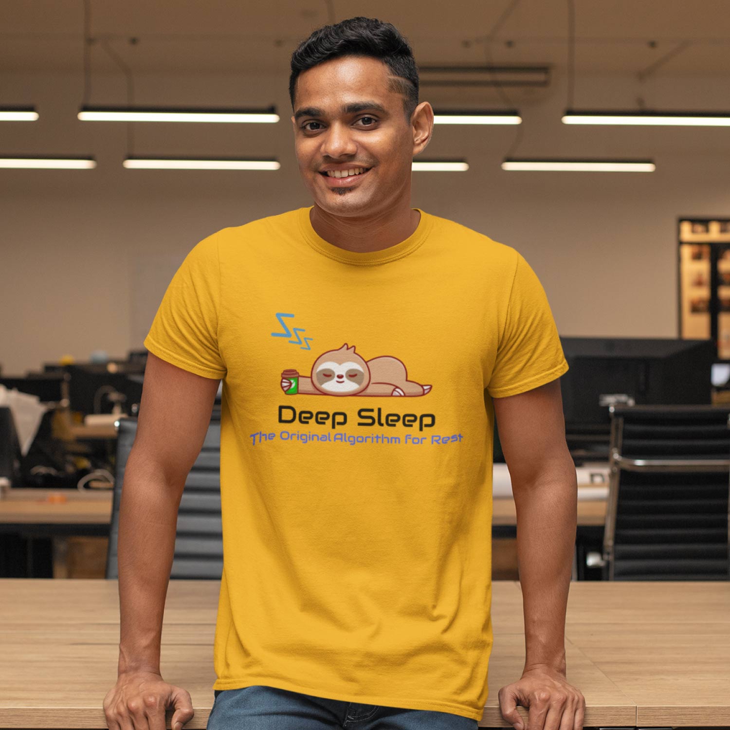 Tantra Deep Seek 100% Cotton Round Neck Printed Tshirt - Shipping Globally!