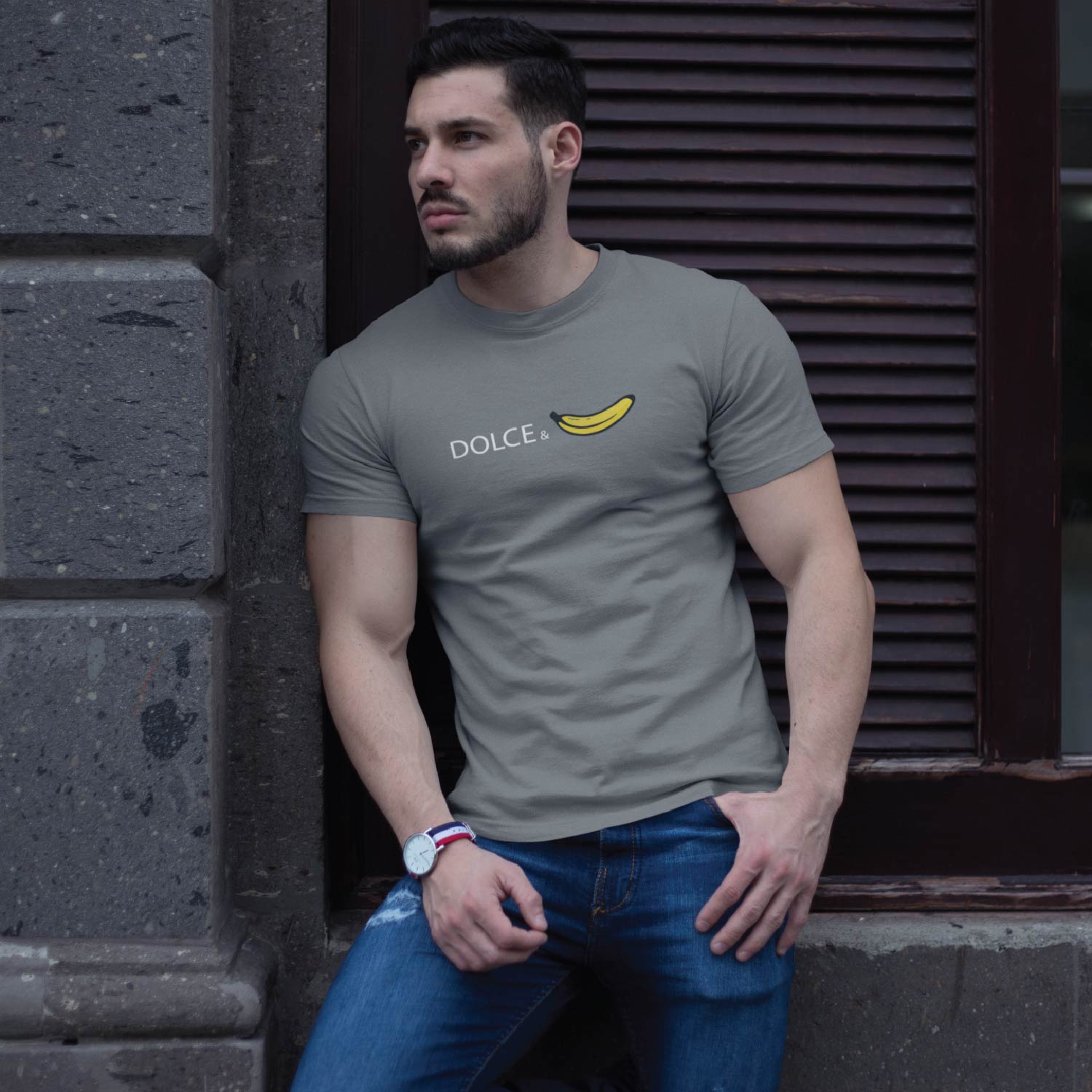 Tantra Dolce & Banana 100% Cotton Round Neck Printed Tshirt - Shipping Globally!
