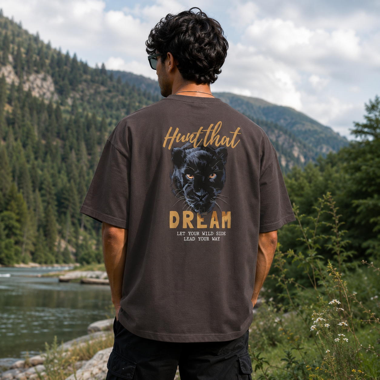 Dream Oversize Back Print – Tantra Original Brand Since 1997 – Unisex Cotton Tee Everyday Wear - Shipping Globally!