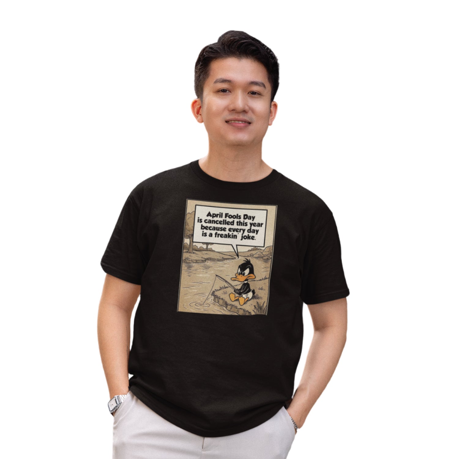 Tantra April Fool Graphic Print Cotton Unisex T-shirt Comfort Wear Original Since 1997 Shipping Globally