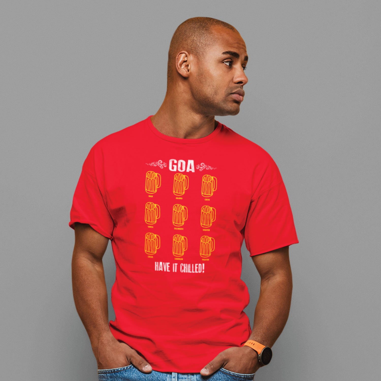 Goa Chilled 2 T-Shirt – Tantra Original Brand Since 1997 – Unisex Graphic Cotton Tee – Relaxed & Beach Vibes Casual Wear - Shipping Globally!