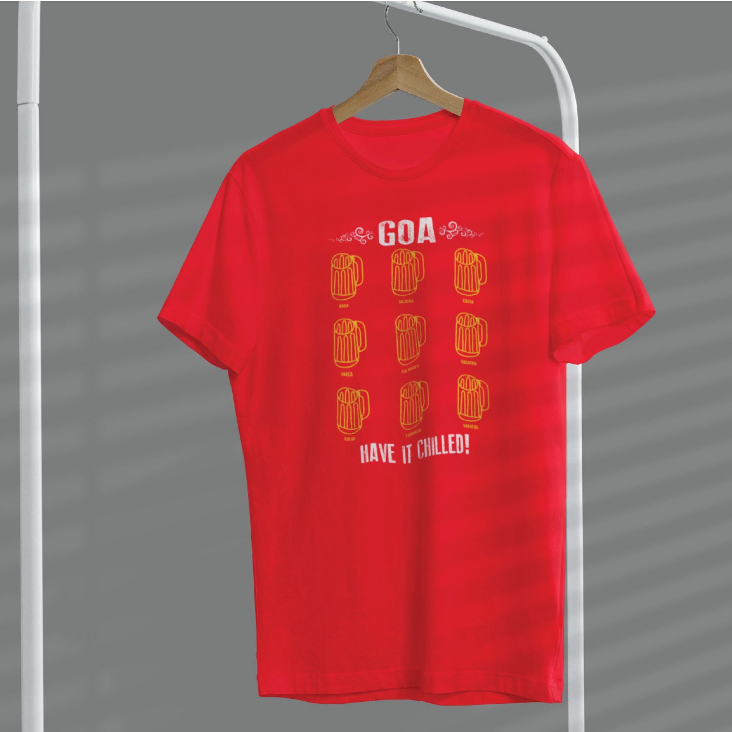 Goa Chilled 2 T-Shirt – Tantra Original Brand Since 1997 – Unisex Graphic Cotton Tee – Relaxed & Beach Vibes Casual Wear - Shipping Globally!