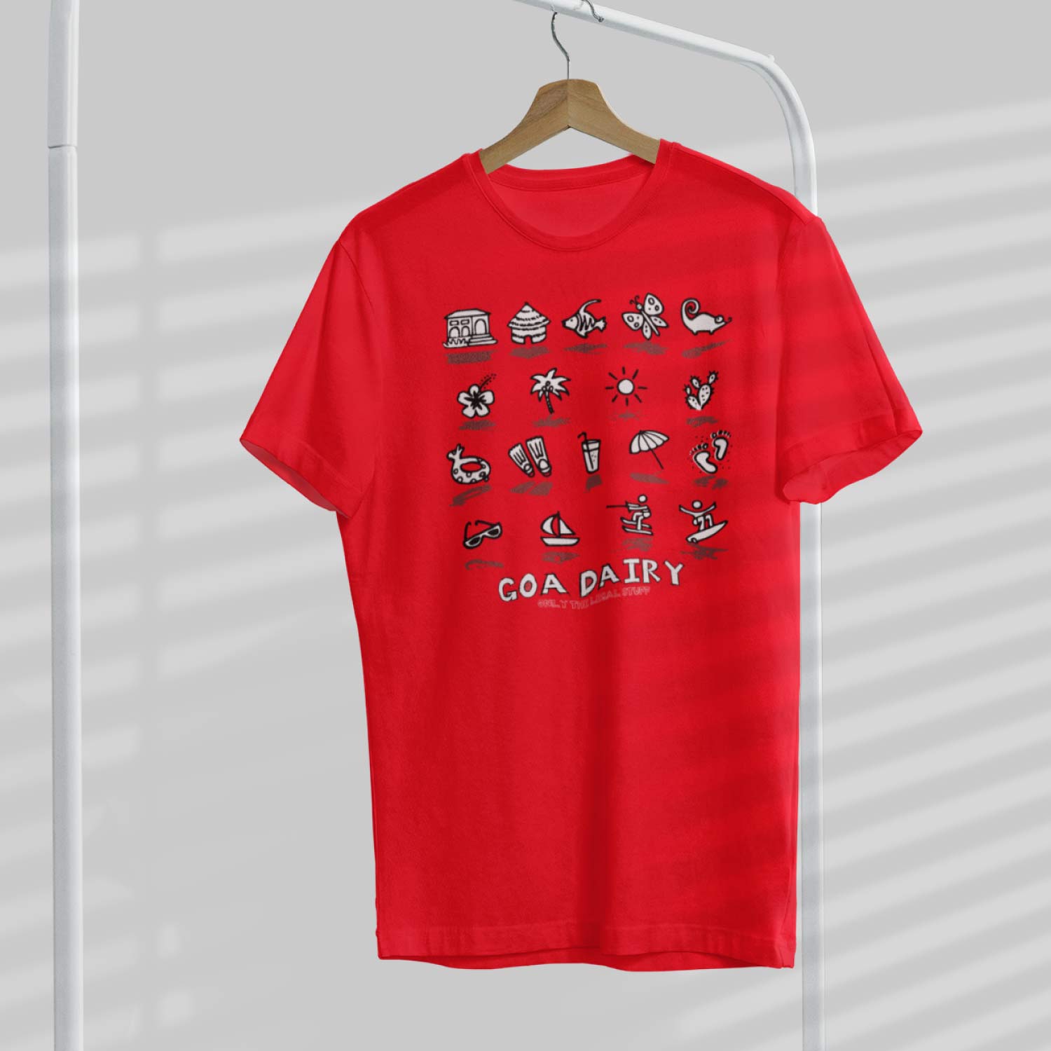 Goa Dairy T-Shirt – Tantra Original Brand Since 1997 – Unisex Graphic Cotton Tee – Beach & Travel-Inspired Casual Wear - Shipping Globally!