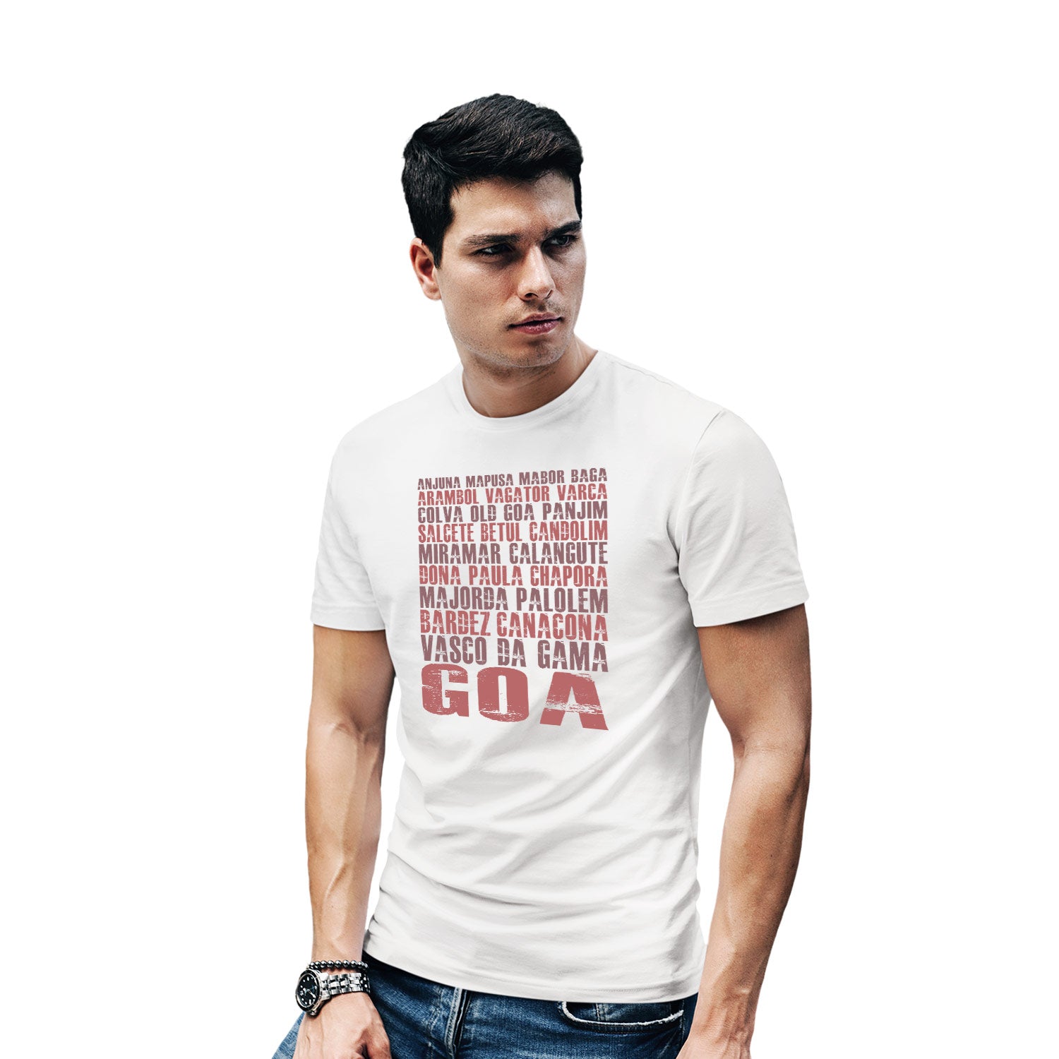 Goa Typo T-Shirt – Tantra Original Brand Since 1997 – Unisex Graphic Cotton Tee – Bold & Trendy Casual Wear - Shipping Globally!