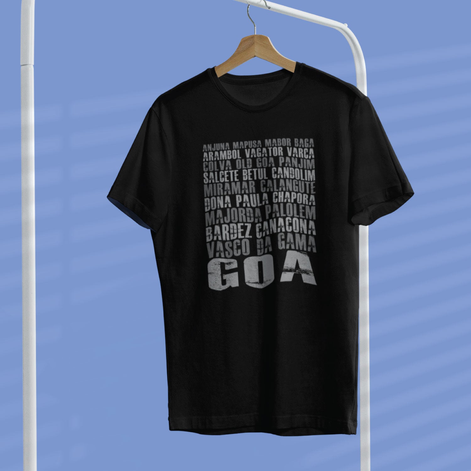 Goa Typo T-Shirt – Tantra Original Brand Since 1997 – Unisex Graphic Cotton Tee – Bold & Trendy Casual Wear - Shipping Globally!