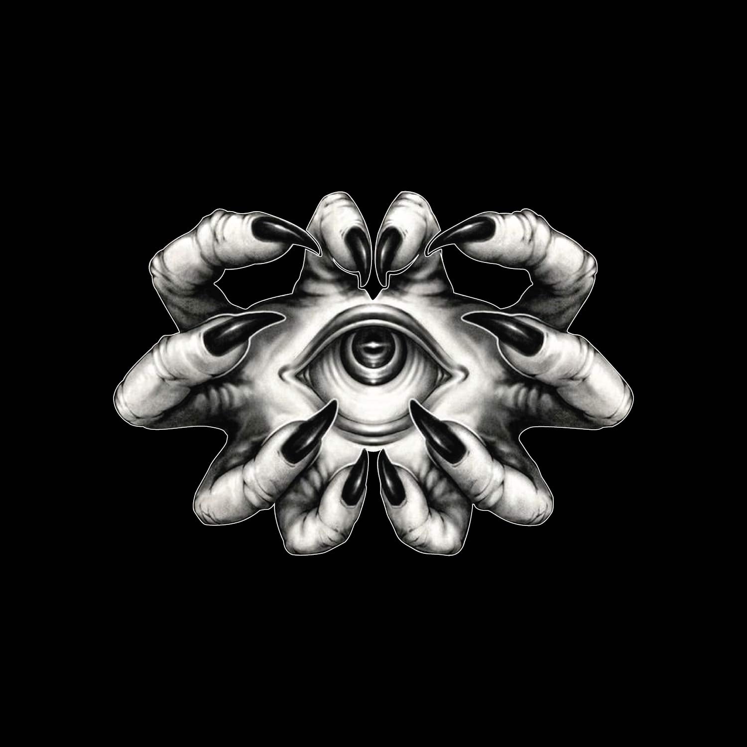 Handful Eye – Tantra Original Brand Since 1997 – Unisex Graphic Cotton Tee – Mystical & Artistic Casual Wear - Shipping Globally!