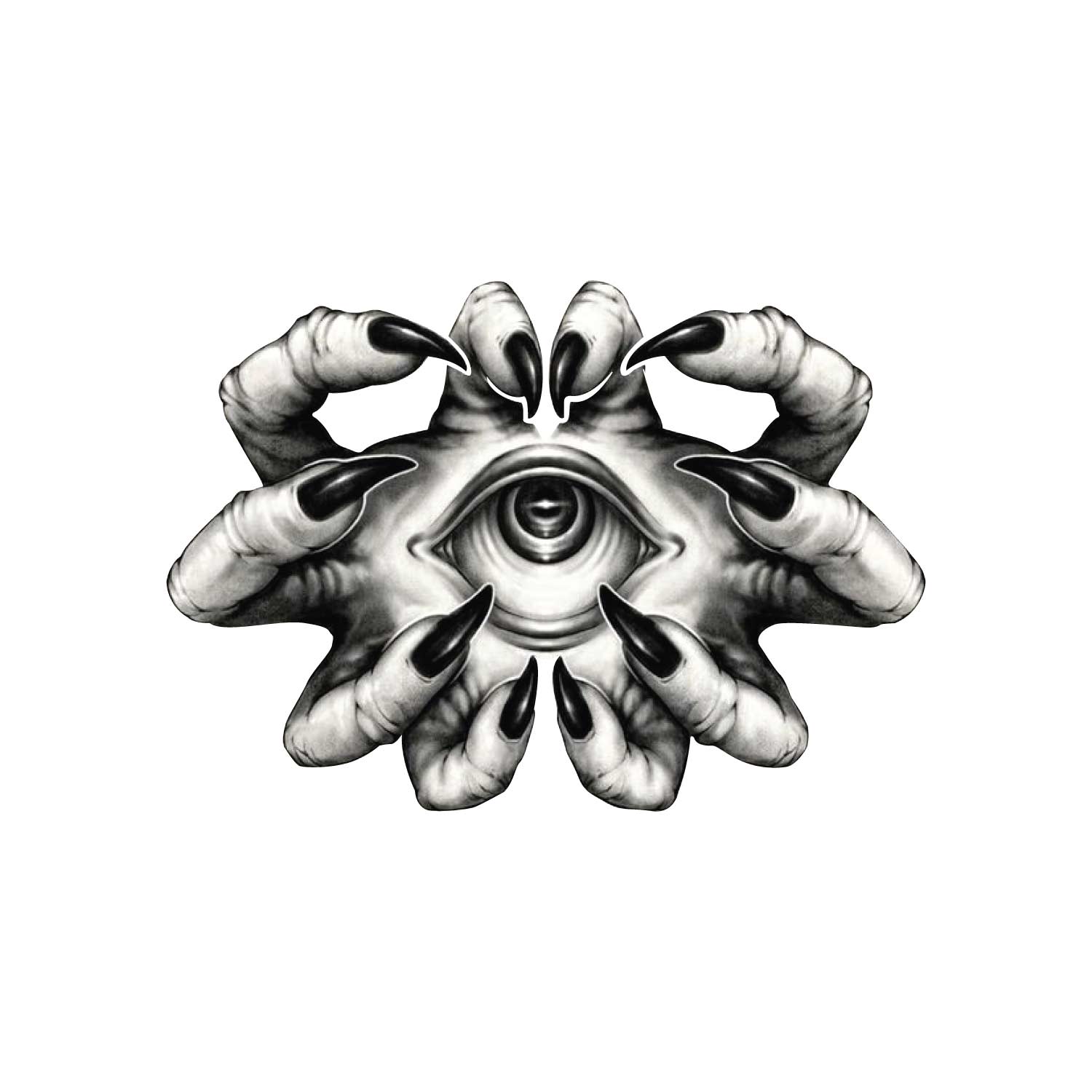 Handful Eye – Tantra Original Brand Since 1997 – Unisex Graphic Cotton Tee – Mystical & Artistic Casual Wear - Shipping Globally!