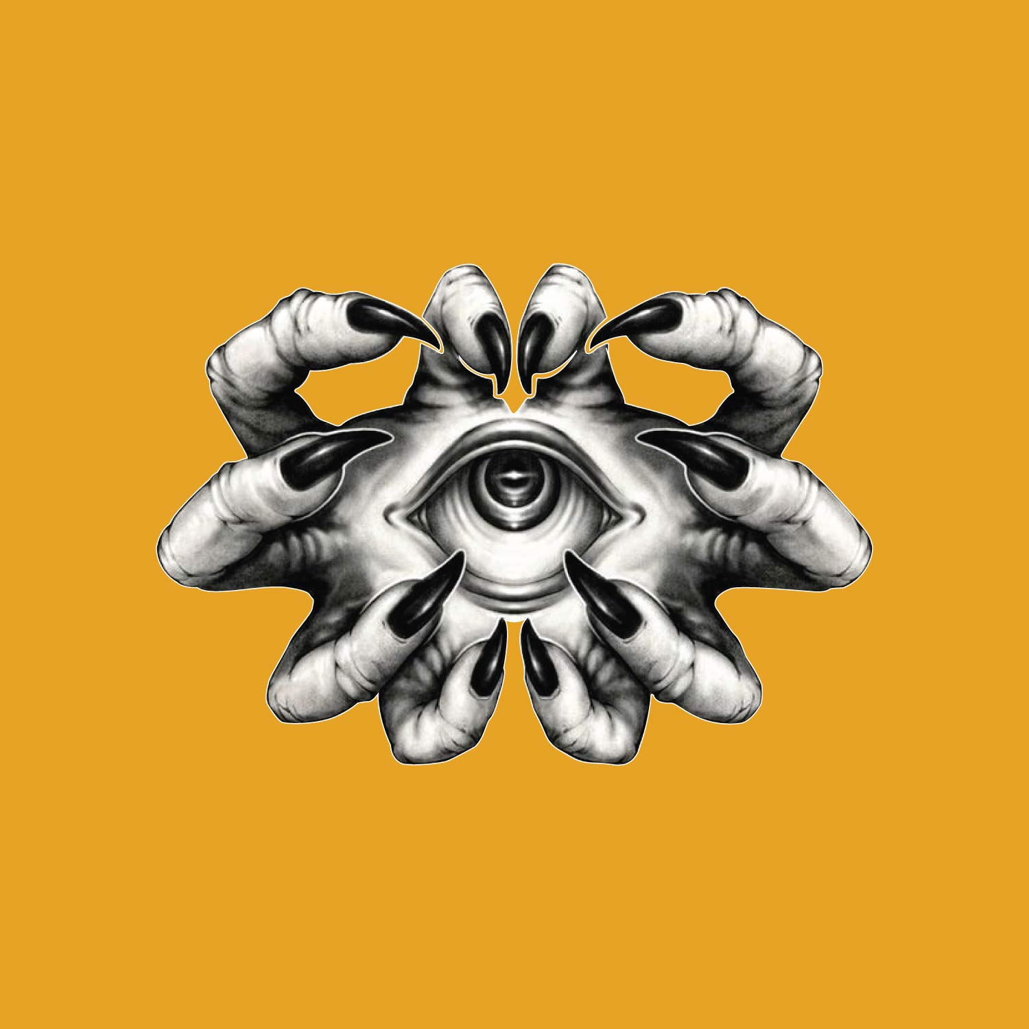 Handful Eye – Tantra Original Brand Since 1997 – Unisex Graphic Cotton Tee – Mystical & Artistic Casual Wear - Shipping Globally!