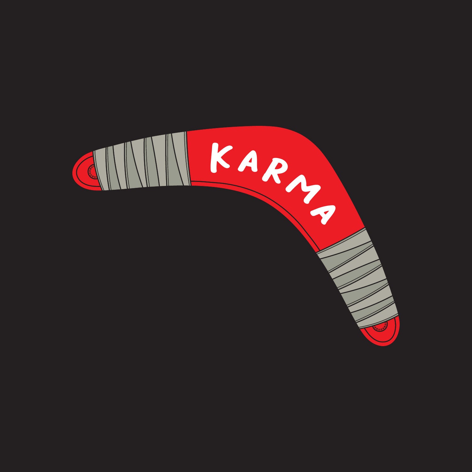 Tantra Karma - Graphic Print Regular Fit Half Sleeve Round Neck Cotton T-Shirt Black - Shipping Globally!