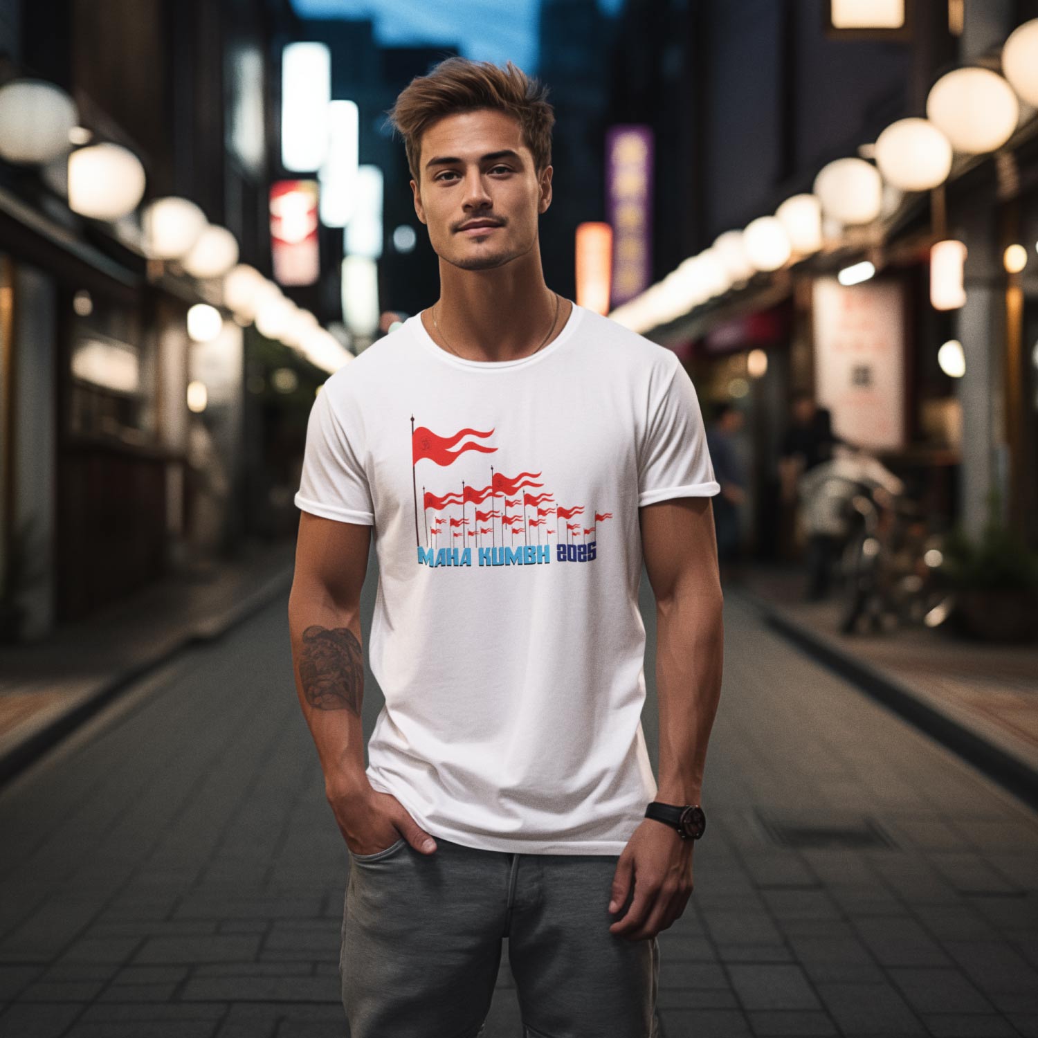 Tantra Kumbh 4 T-Shirt – Unisex Graphic Tee – Premium Cotton Casual Wear – Spiritual & Traditional Design - Shipping Globally!