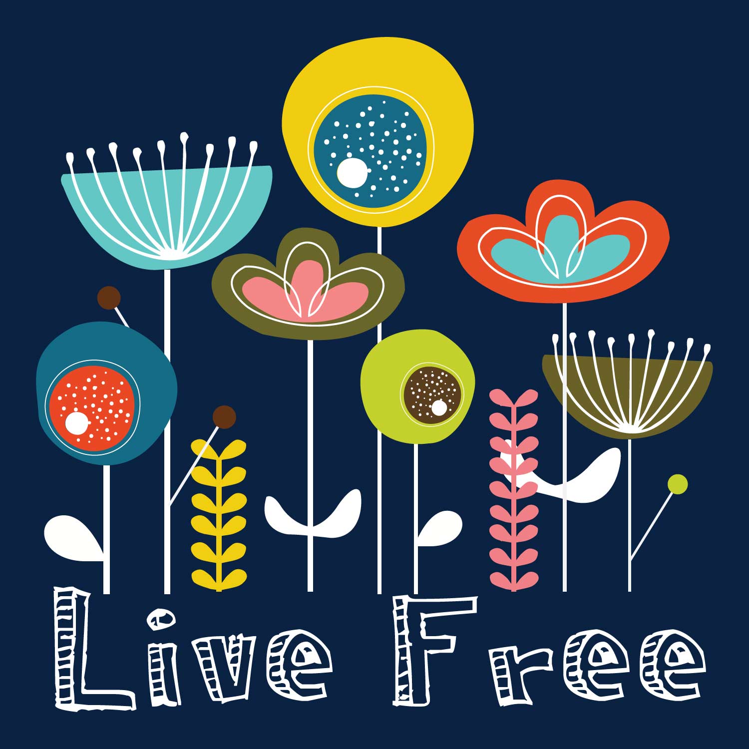 Live Free Women Tees – Tantra Original Brand Since 1997 – Graphic Cotton T-shirt Everyday Wear - Shipping Globally!
