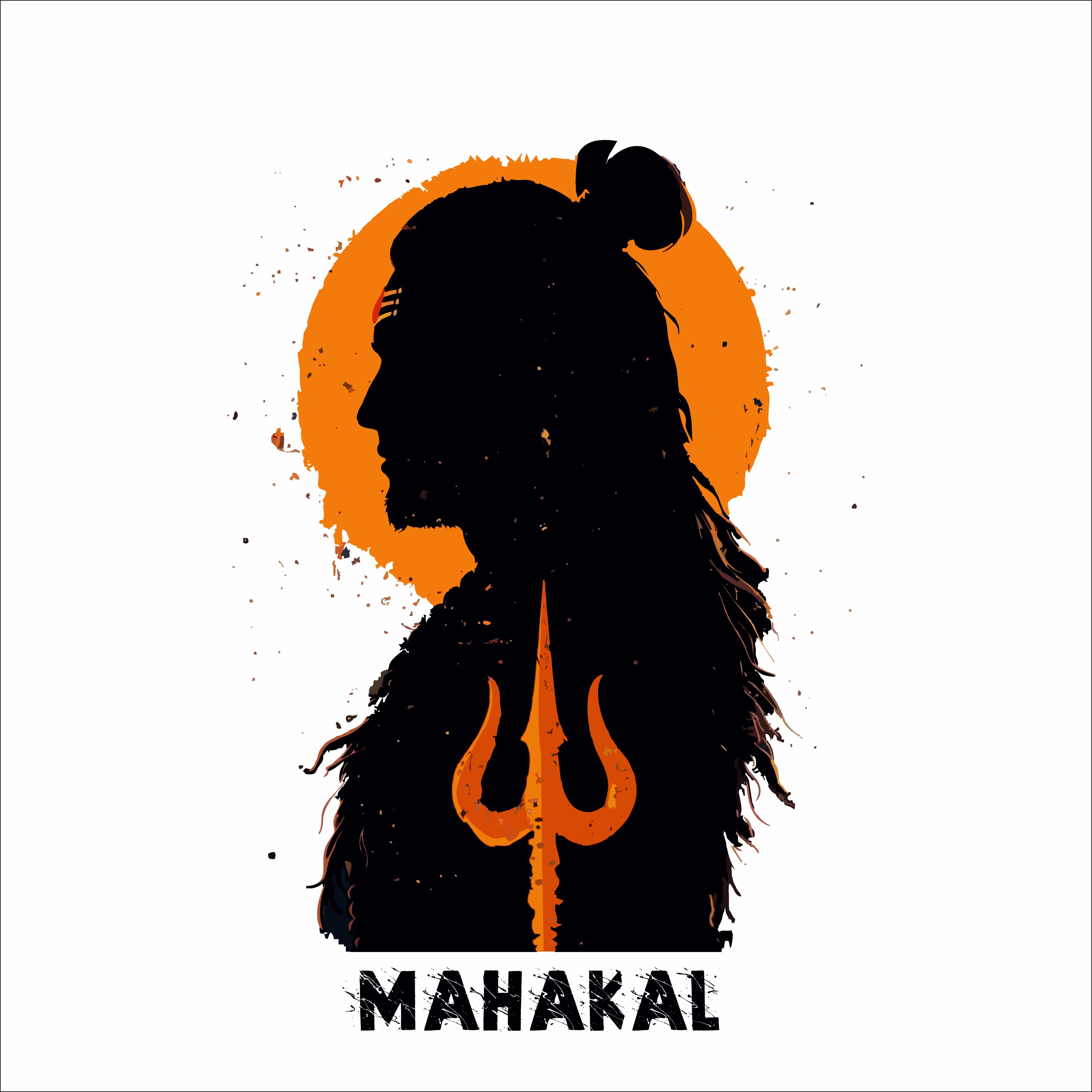 Tantra Mahakal -Graphic Print Regular Fit Half Sleeve Round Neck Cotton T-Shirt - Shipping Globally!