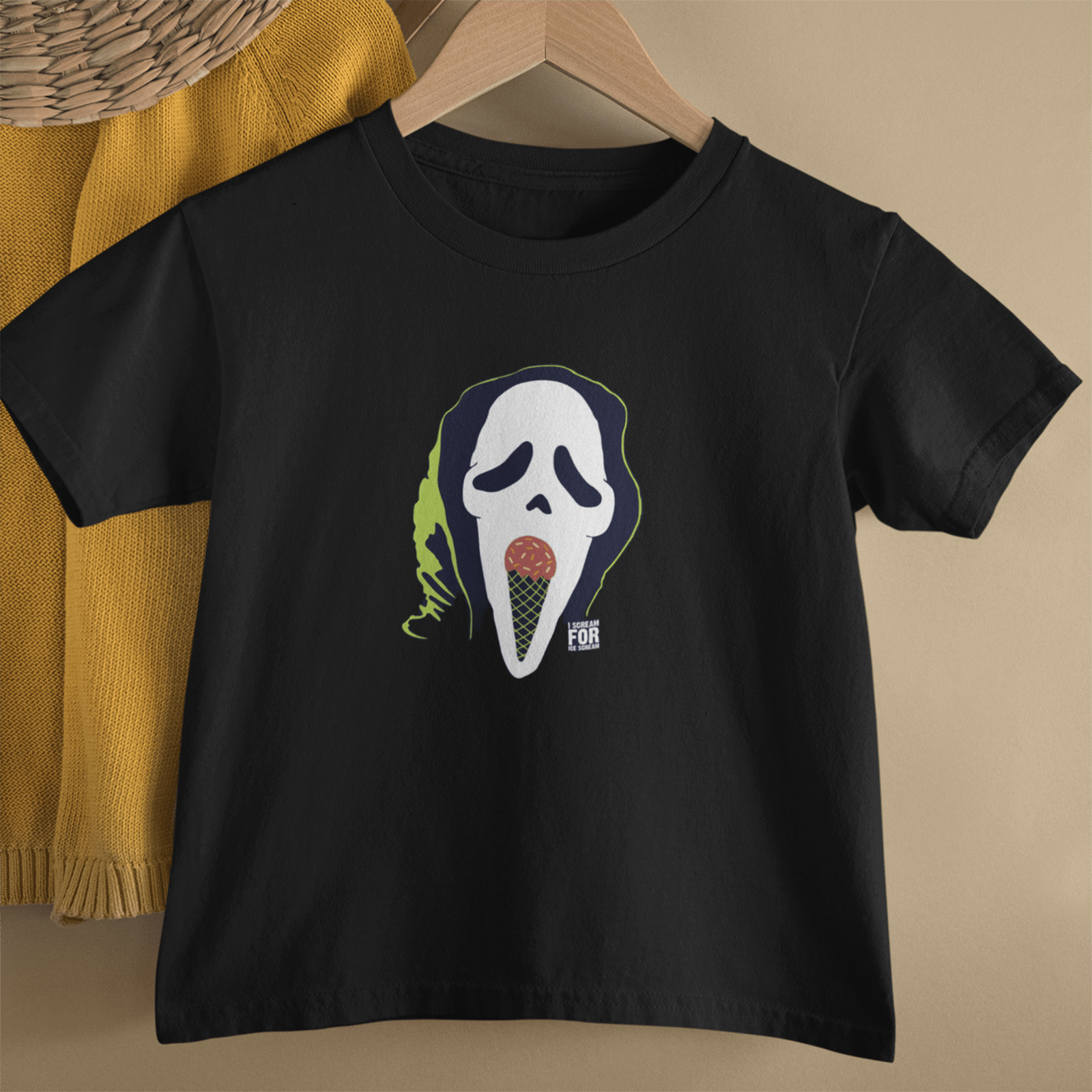 Scream Ice - Kids Printed Round Neck T-shirts - Shipping Globally
