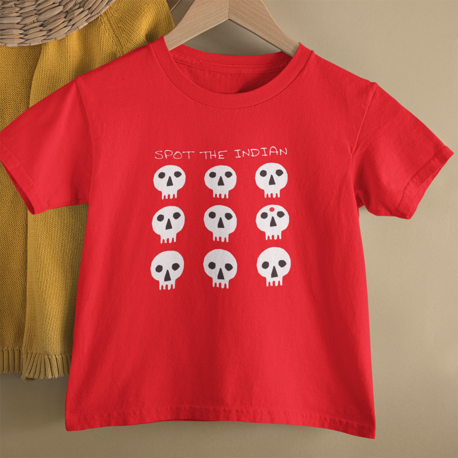 Spot the Indian - Kids Printed Round Neck T-shirts - Shipping Globally