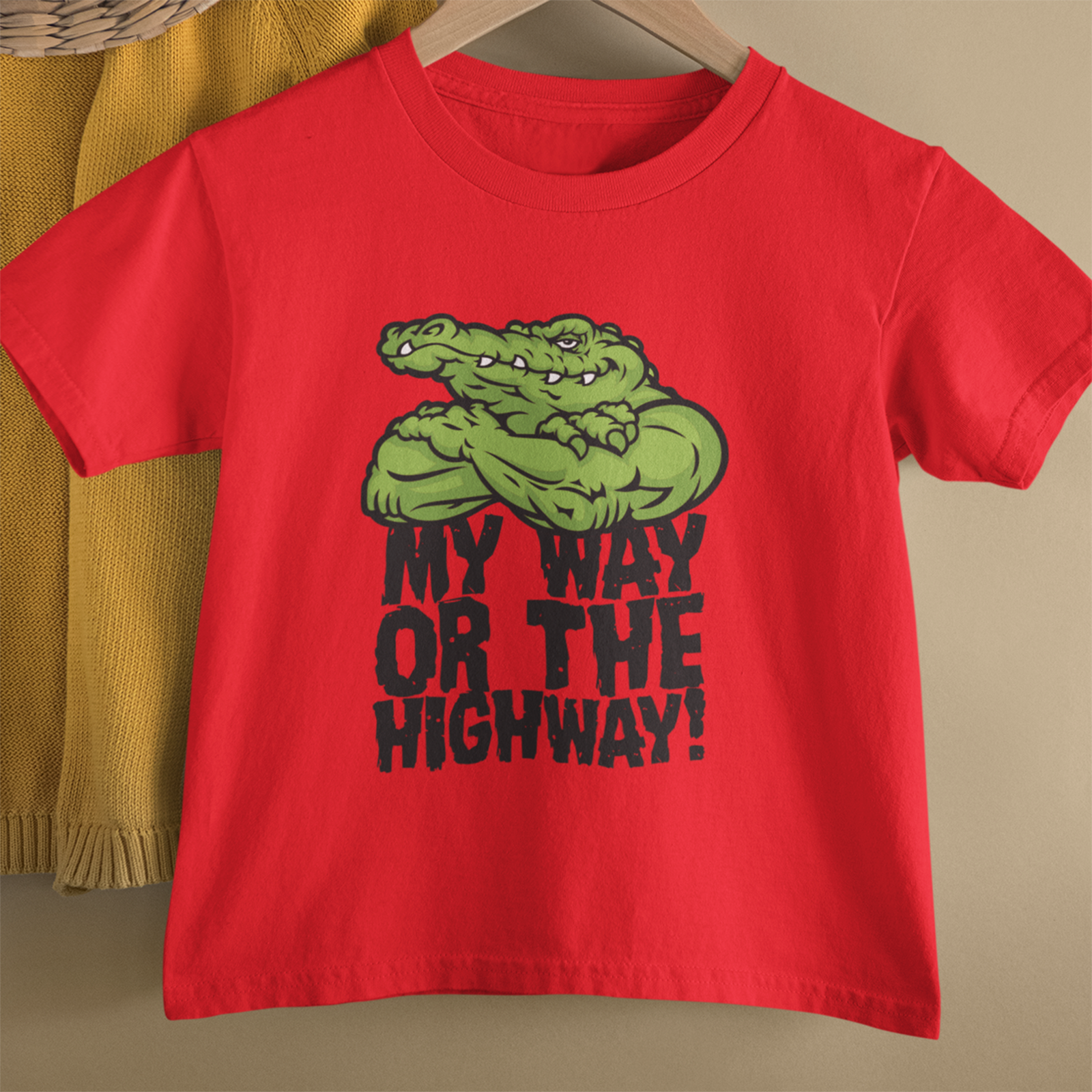 My Way - Kids Printed Round Neck T-shirts - Shipping Globally