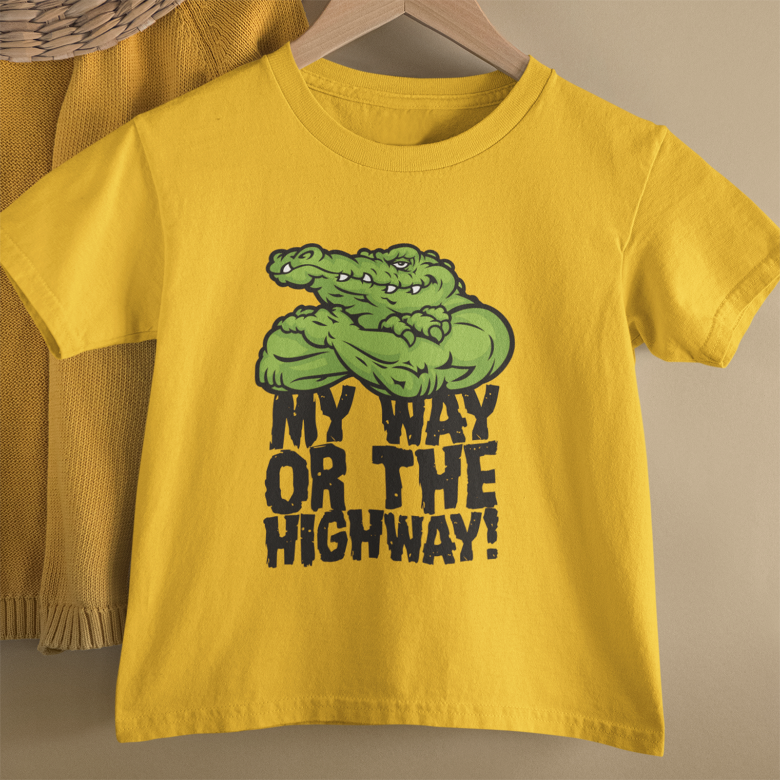 My Way - Kids Printed Round Neck T-shirts - Shipping Globally