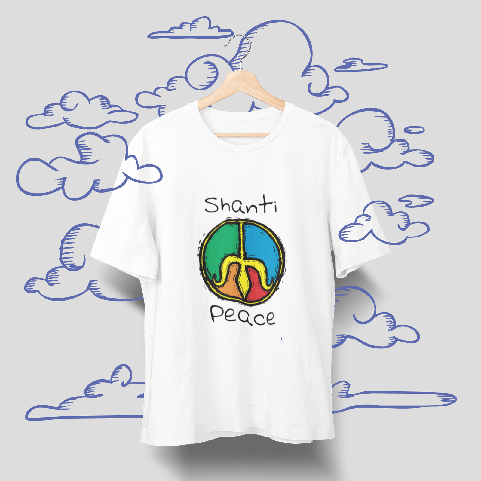 Shanti Mens T-shirt - Shipping Globally!