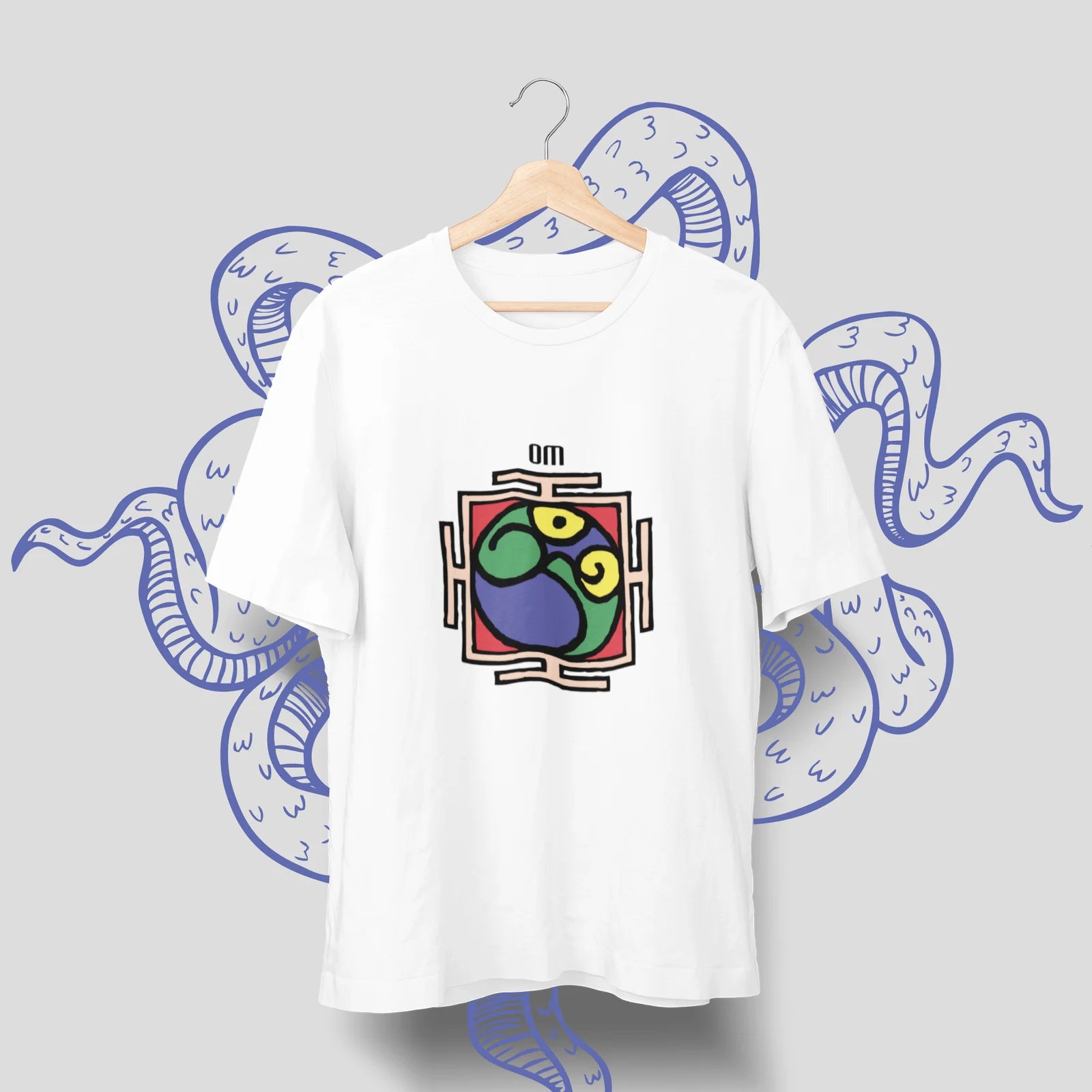 Yantra Om-Mens-Tshirt - Shipping Globally!