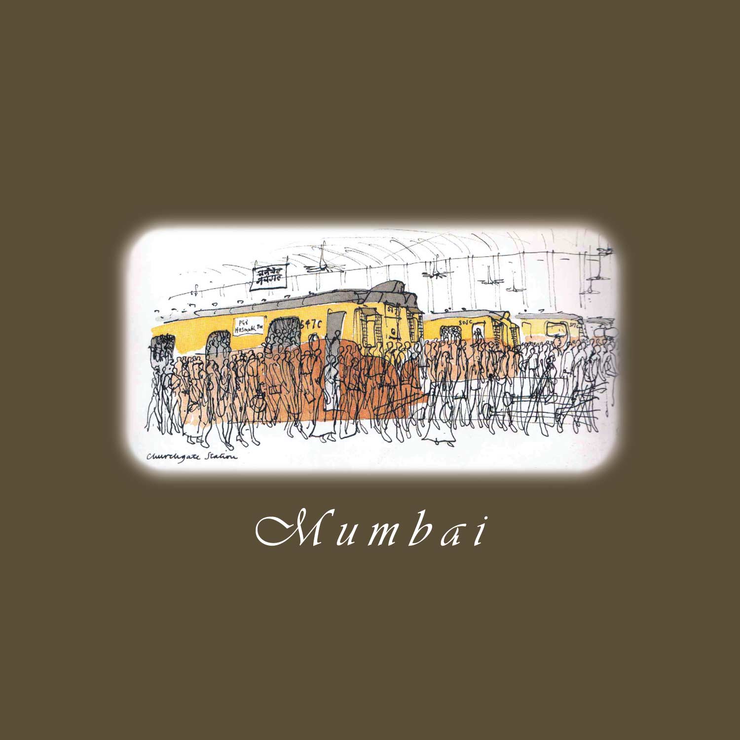 Mumbai Art 04 – Tantra Original Since 1997 – Unisex Cotton Tee - City-Inspired Casual Wear - Shipping Globally!