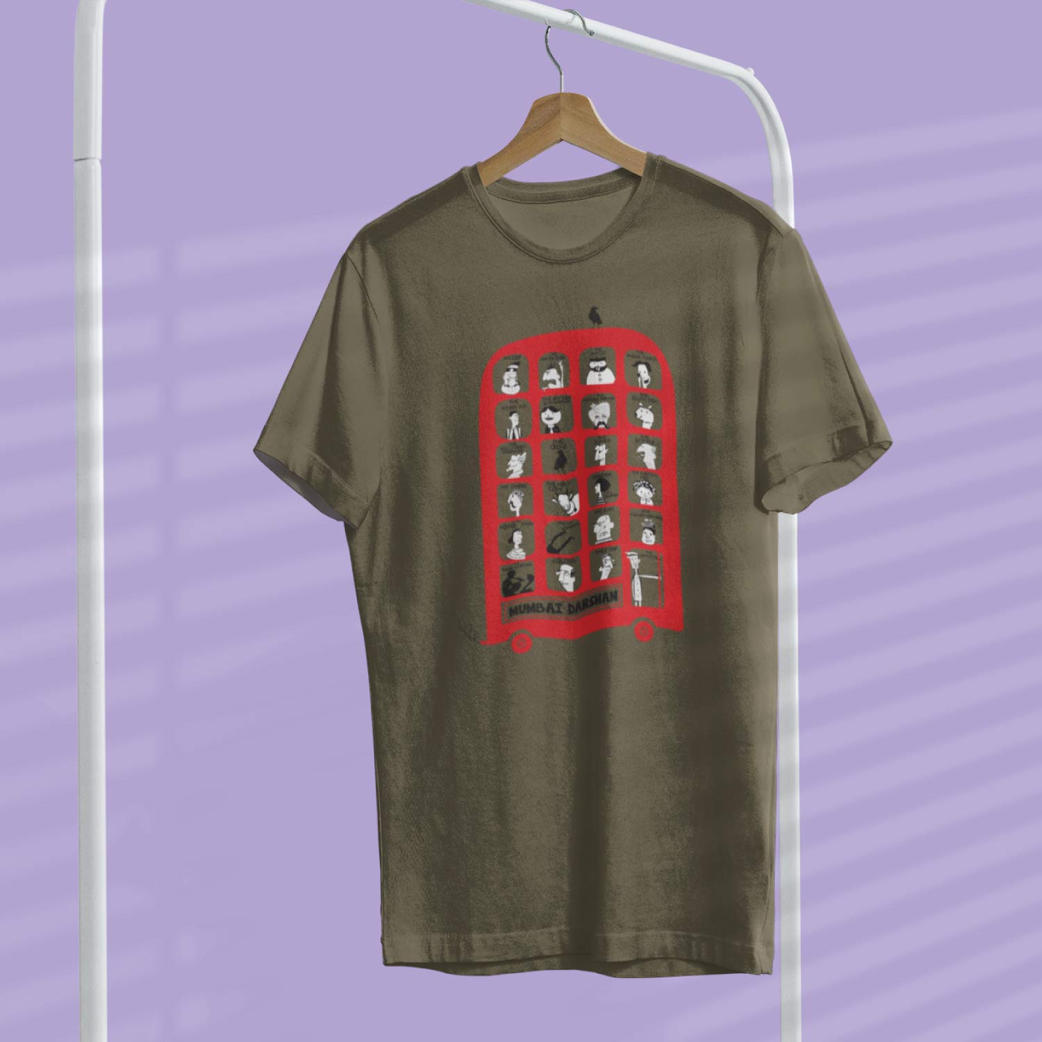 Mumbai Darshan – Tantra Original Brand Since 1997 – Unisex Cotton Tee – Cityscape Everyday Wear - Shipping Globally!