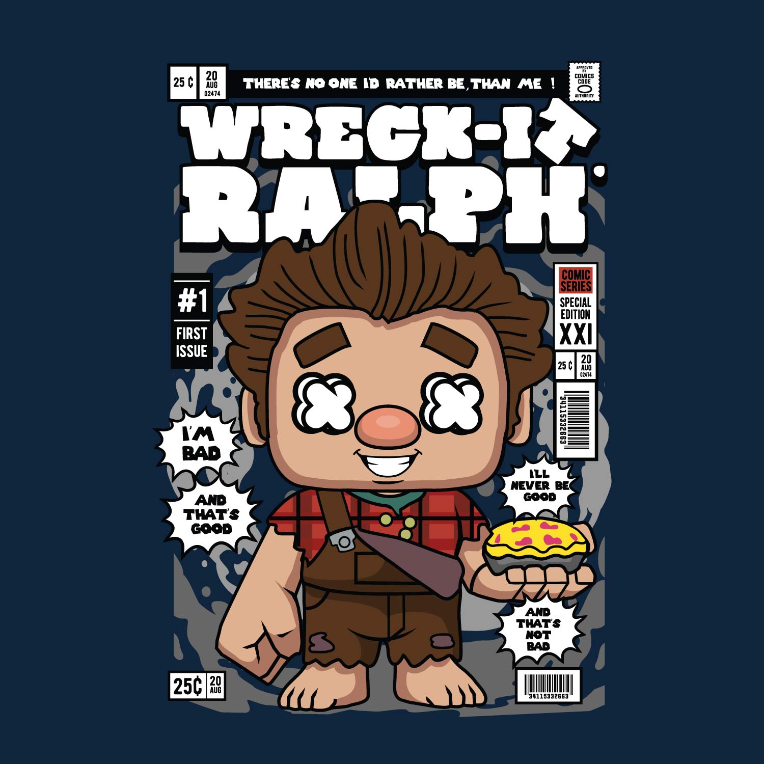 Wreck-It Ralph – Tantra Original Brand Since 1997 – Unisex Cotton Tee Everyday Wear - Shipping Globally!