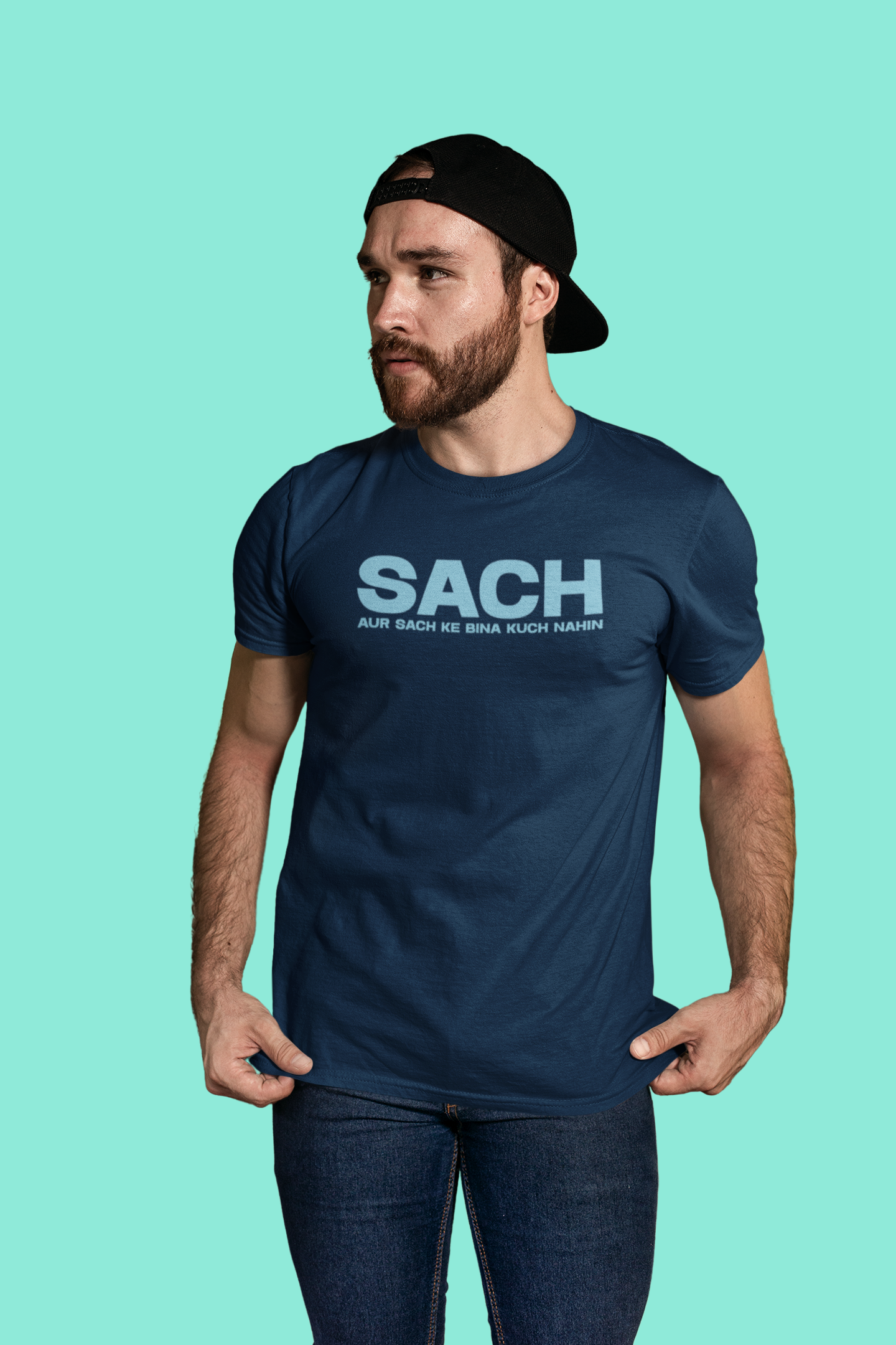 Sach – Tantra Original Brand Since 1997 – Unisex Graphic Cotton Tee – Honest & Minimal Desi Casual Wear - Shipping Globally!