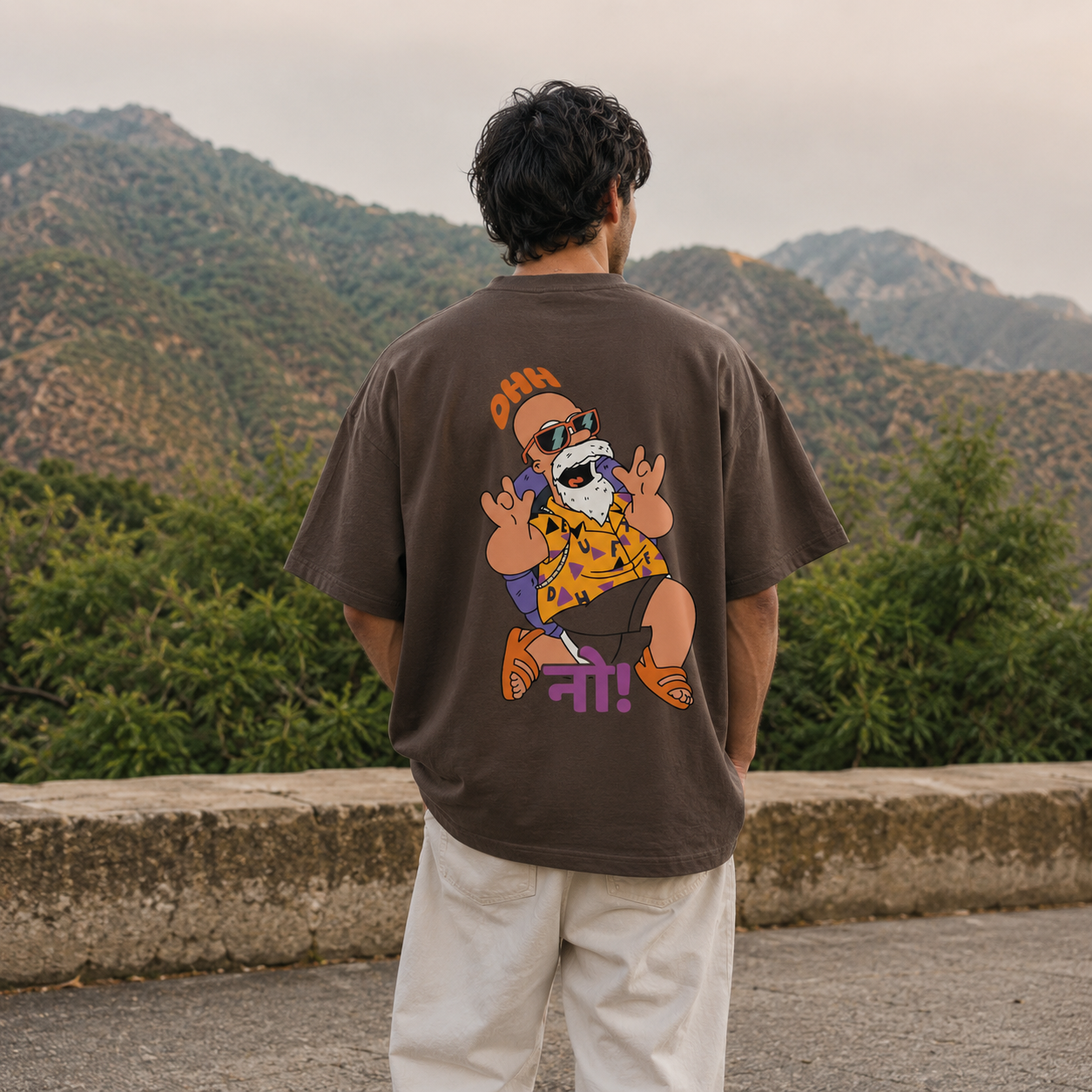 Ohh No! Oversize Back Print – Tantra Original Brand Since 1997 – Unisex Cotton Tee Everyday Wear - Shipping Globally!