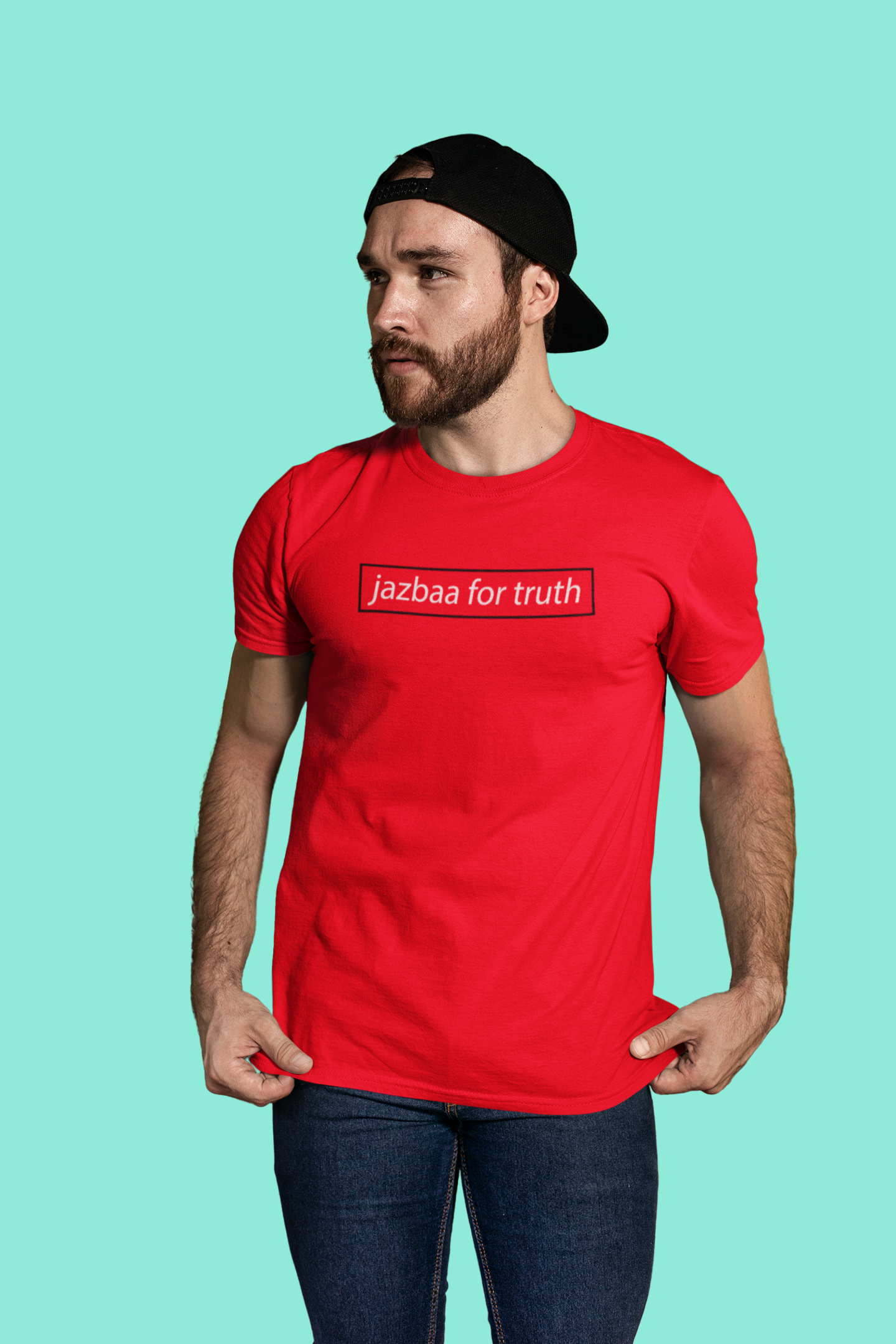 Jazbaa – Tantra Original Brand Since 1997 – Unisex Graphic Cotton Tee – Bold Desi Spirit Everyday Wear - Shipping Globally!