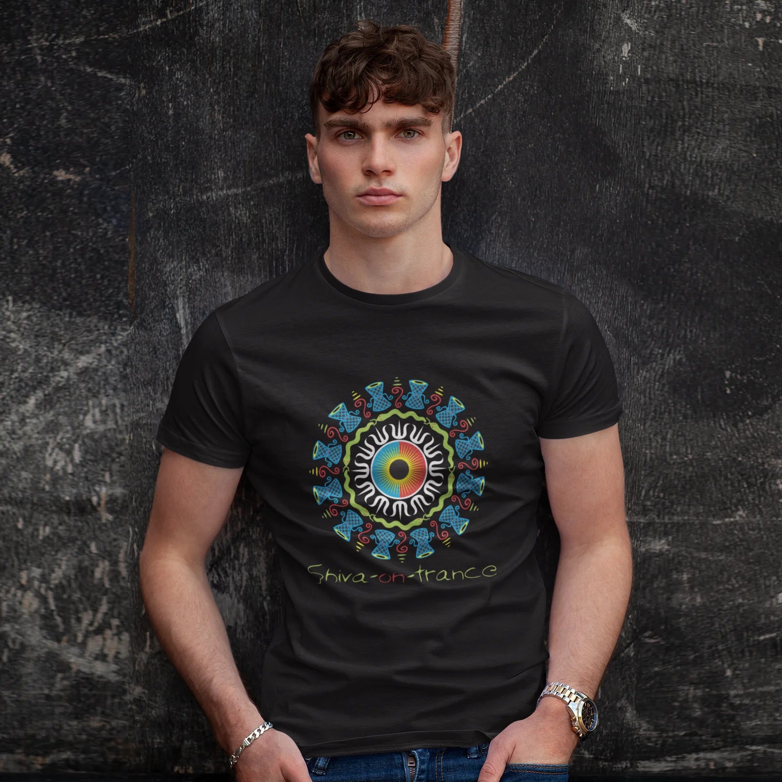Shiva on Trance Mens Tshirts - Shipping Globally!