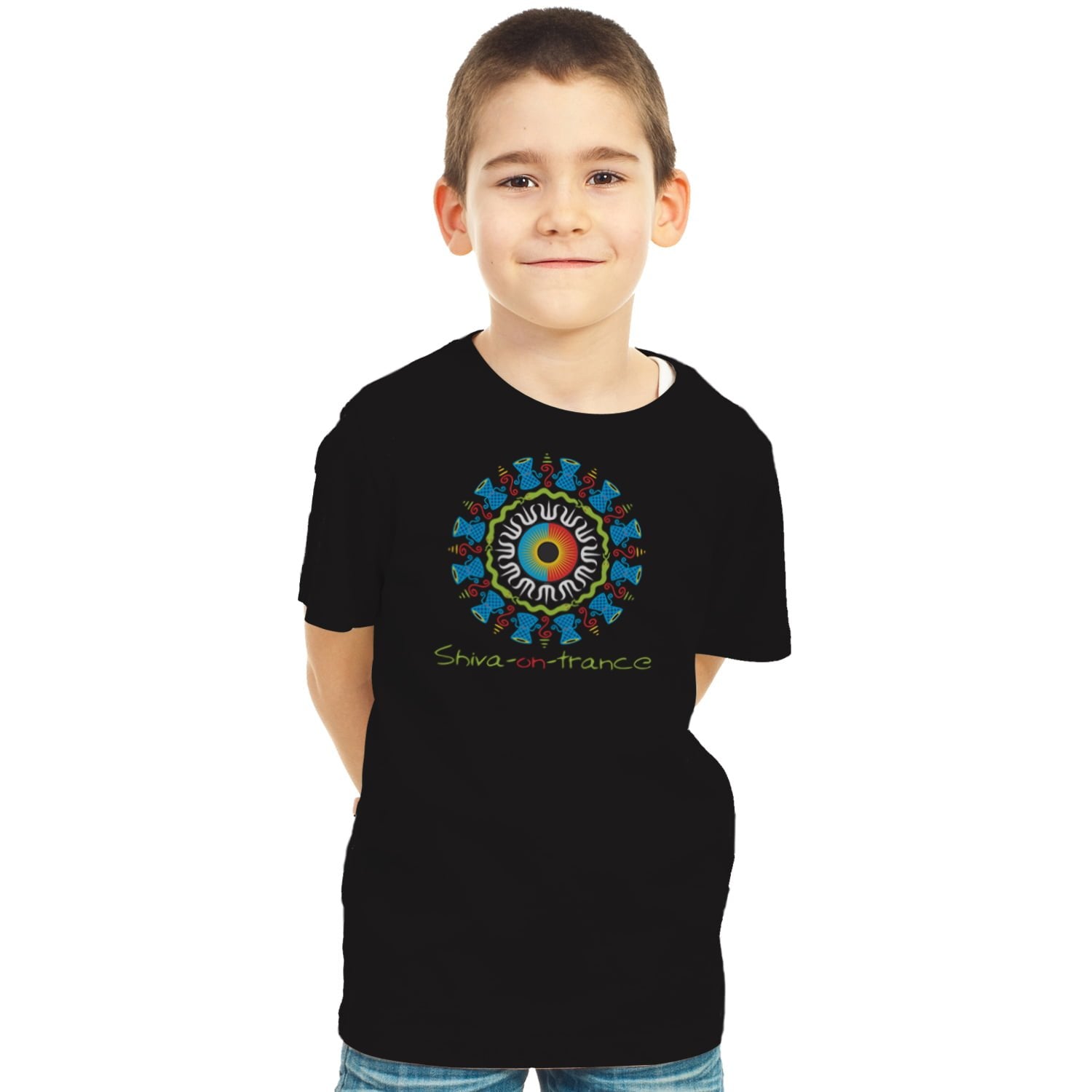 Shiva on Trance - Kids T-Shirt - Shipping Globally