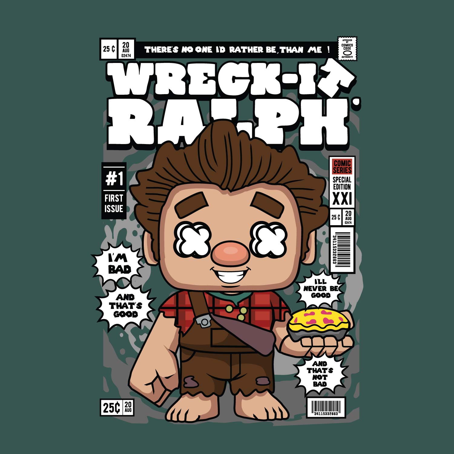 Wreck-It Ralph – Tantra Original Brand Since 1997 – Unisex Cotton Tee Everyday Wear - Shipping Globally!
