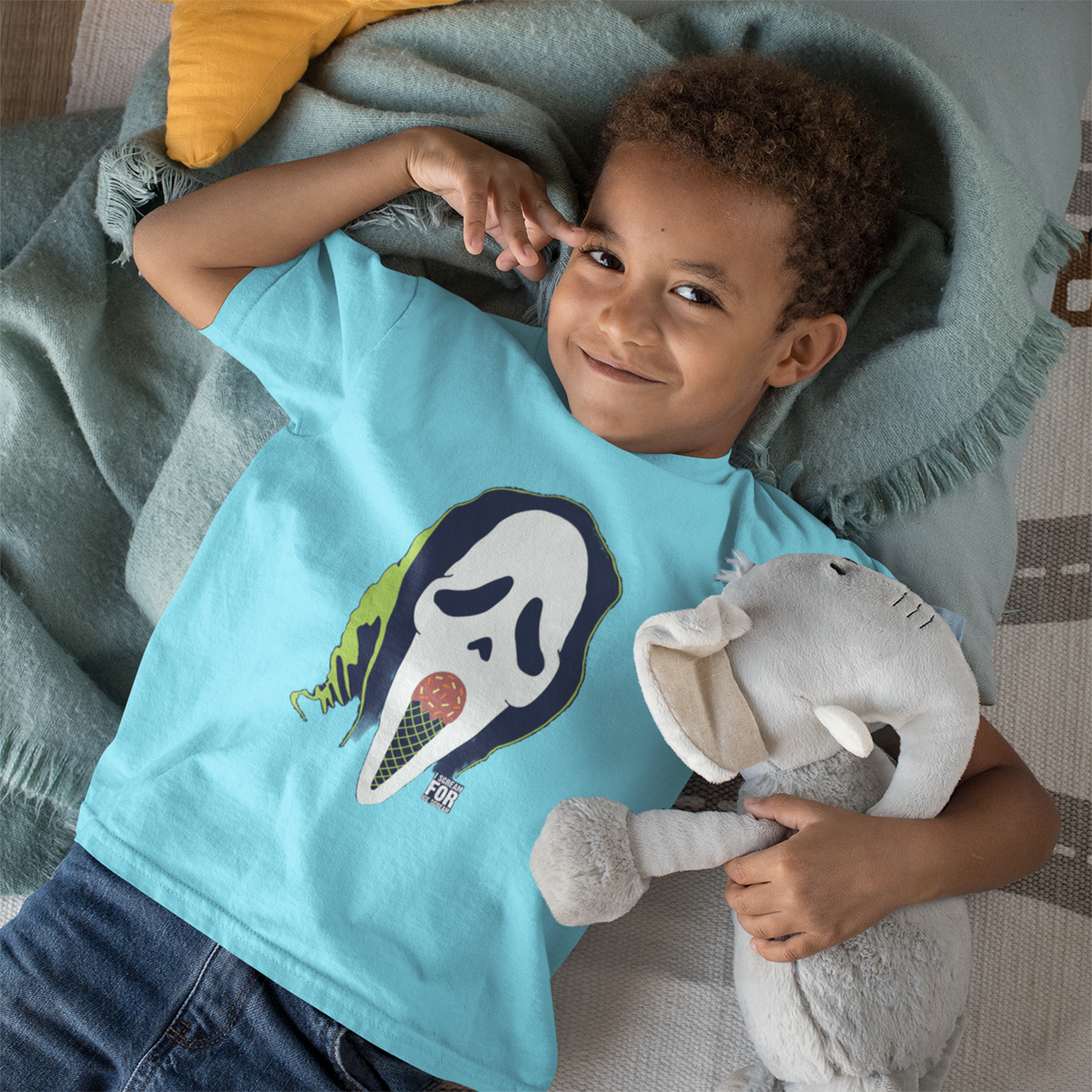 Scream Ice - Kids Printed Round Neck T-shirts - Shipping Globally