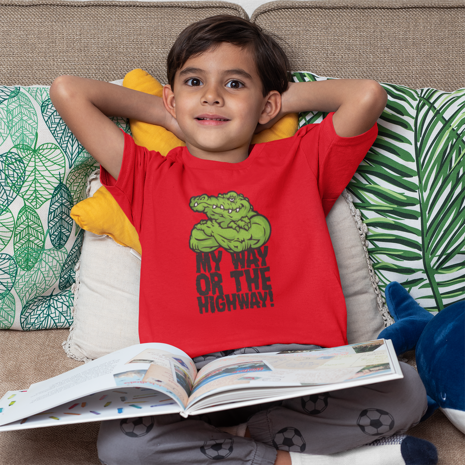 My Way - Kids Printed Round Neck T-shirts - Shipping Globally