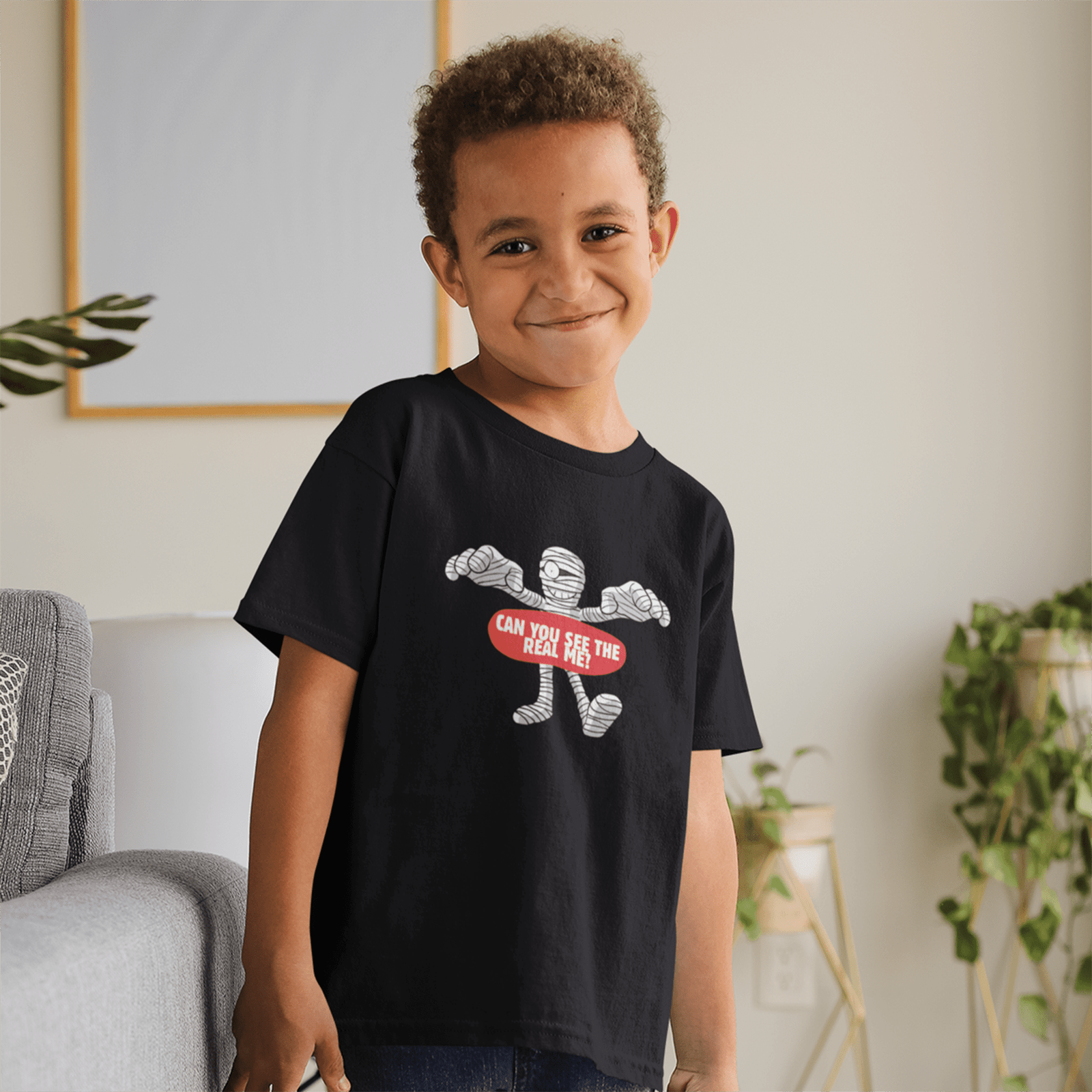 Real Me - Kids Printed Round Neck T-shirts - Shipping Globally