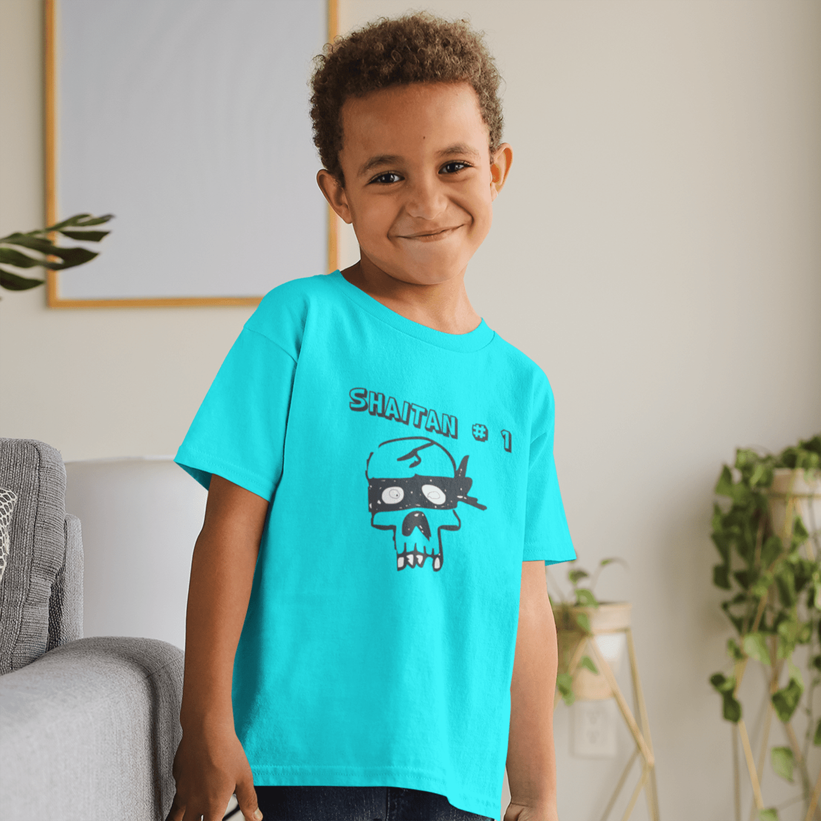 Shaitan - Kids Printed Round Neck T-shirts - Shipping Globally